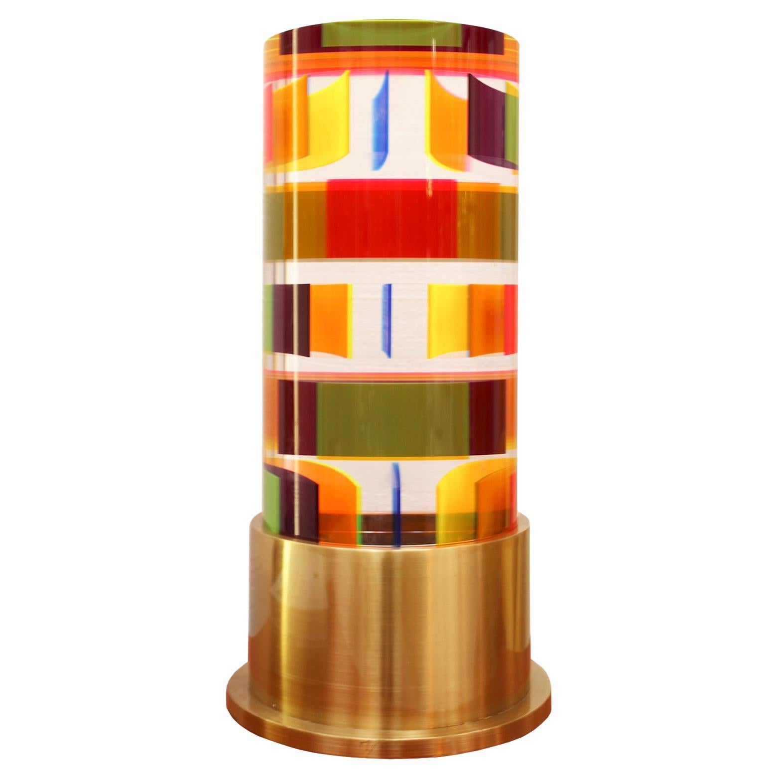 Contemporary Arty Mod Dna Italian Table Lamp Designed by Superego Studio For Sale