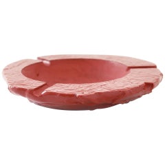 Contemporary Ashtray Made with Colored Resin