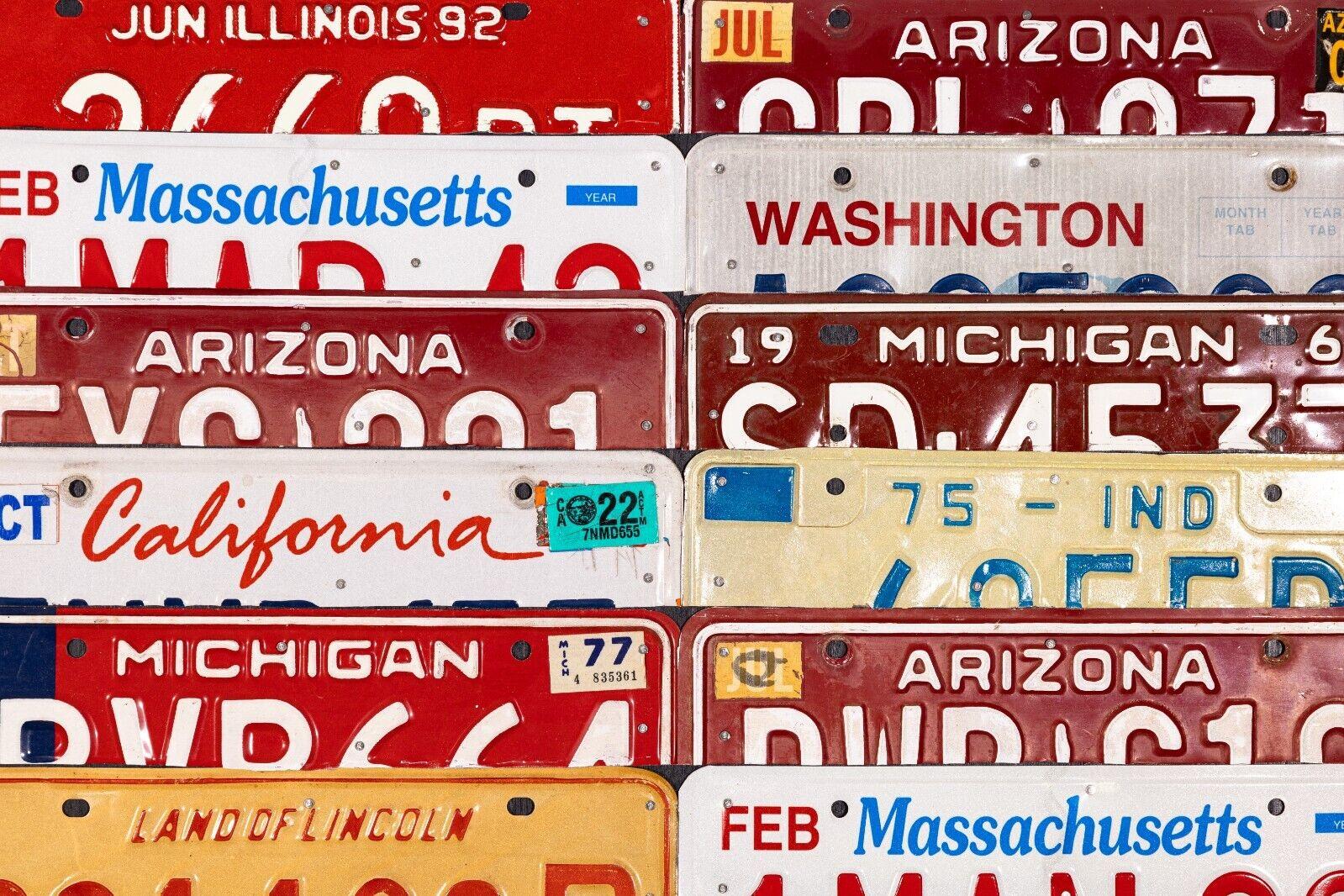 Contemporary Assemblage Map License Plate Art American Flag by Design Turnpike For Sale 1