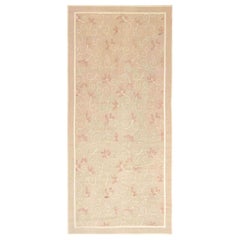 Contemporary Aubusson Beige and Pink Rug by Eric Cohler for Doris Leslie Blau