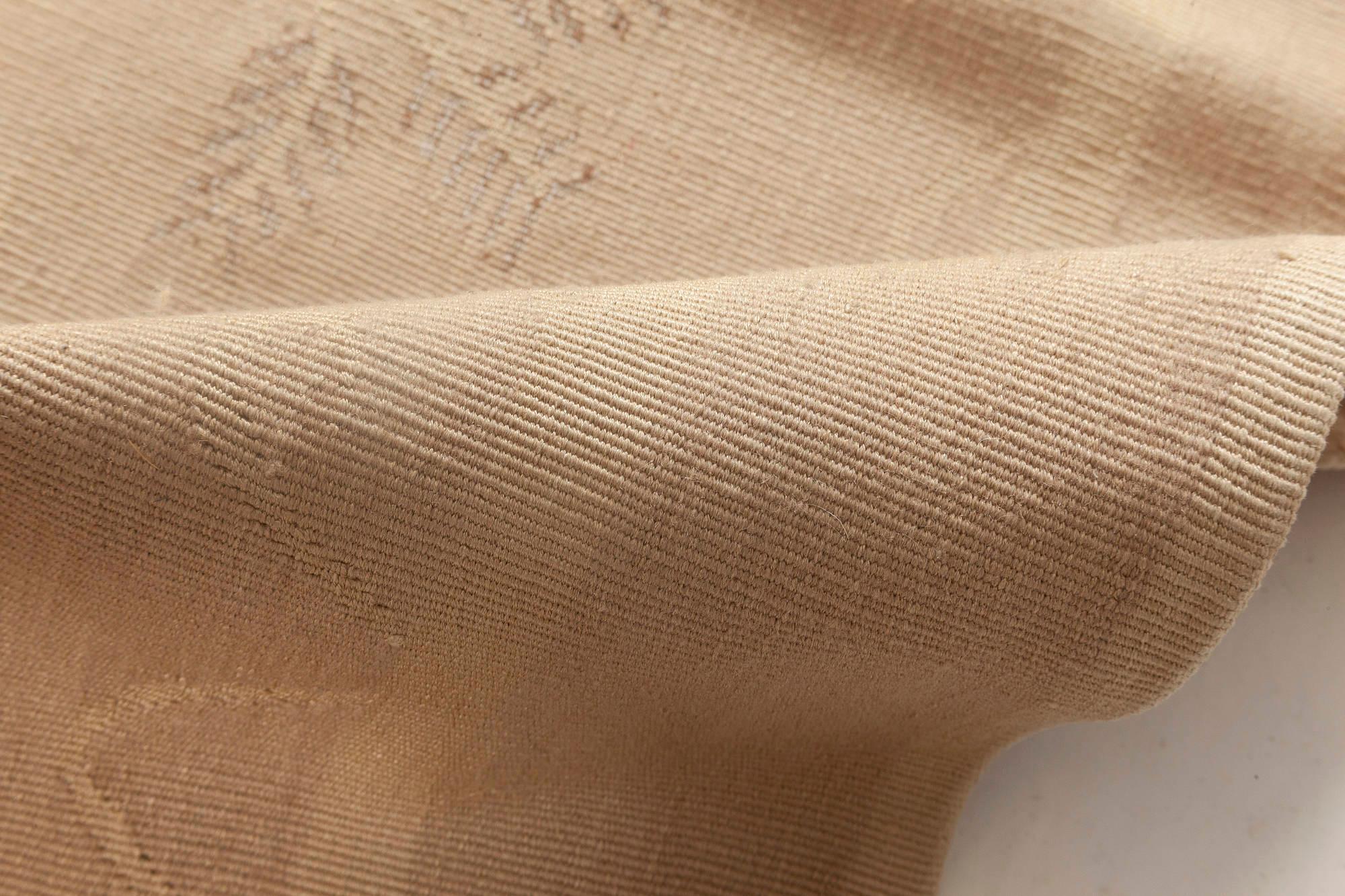 Contemporary Aubusson design beige rug by Eric Cohler for Doris Leslie Blau
Size: 5'10