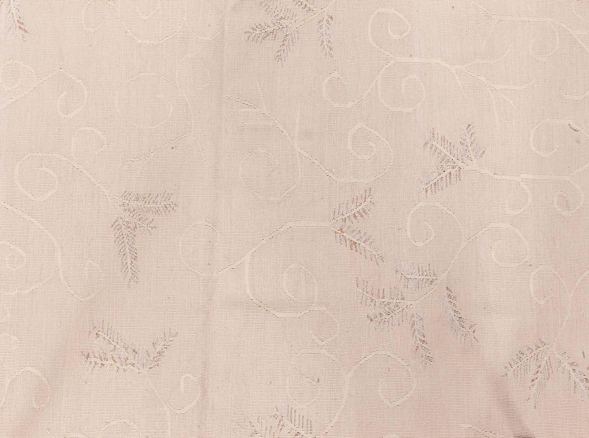 Contemporary Aubusson Design Beige Teppich von Eric Cohler für Doris Leslie Blau (Chinesisch) im Angebot