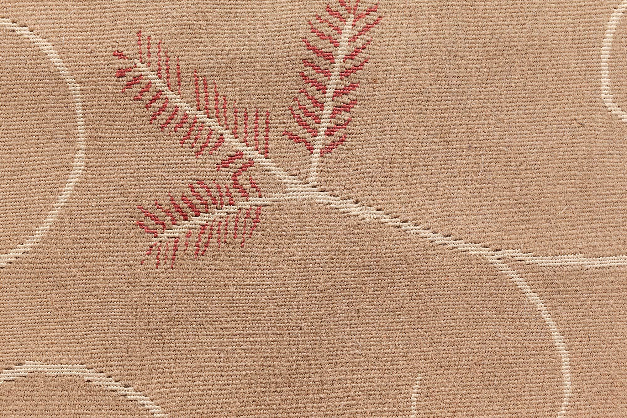 Contemporary Aubusson design handmade rug by Eric Cohler for Doris Leslie Blau.
Size: 9'3