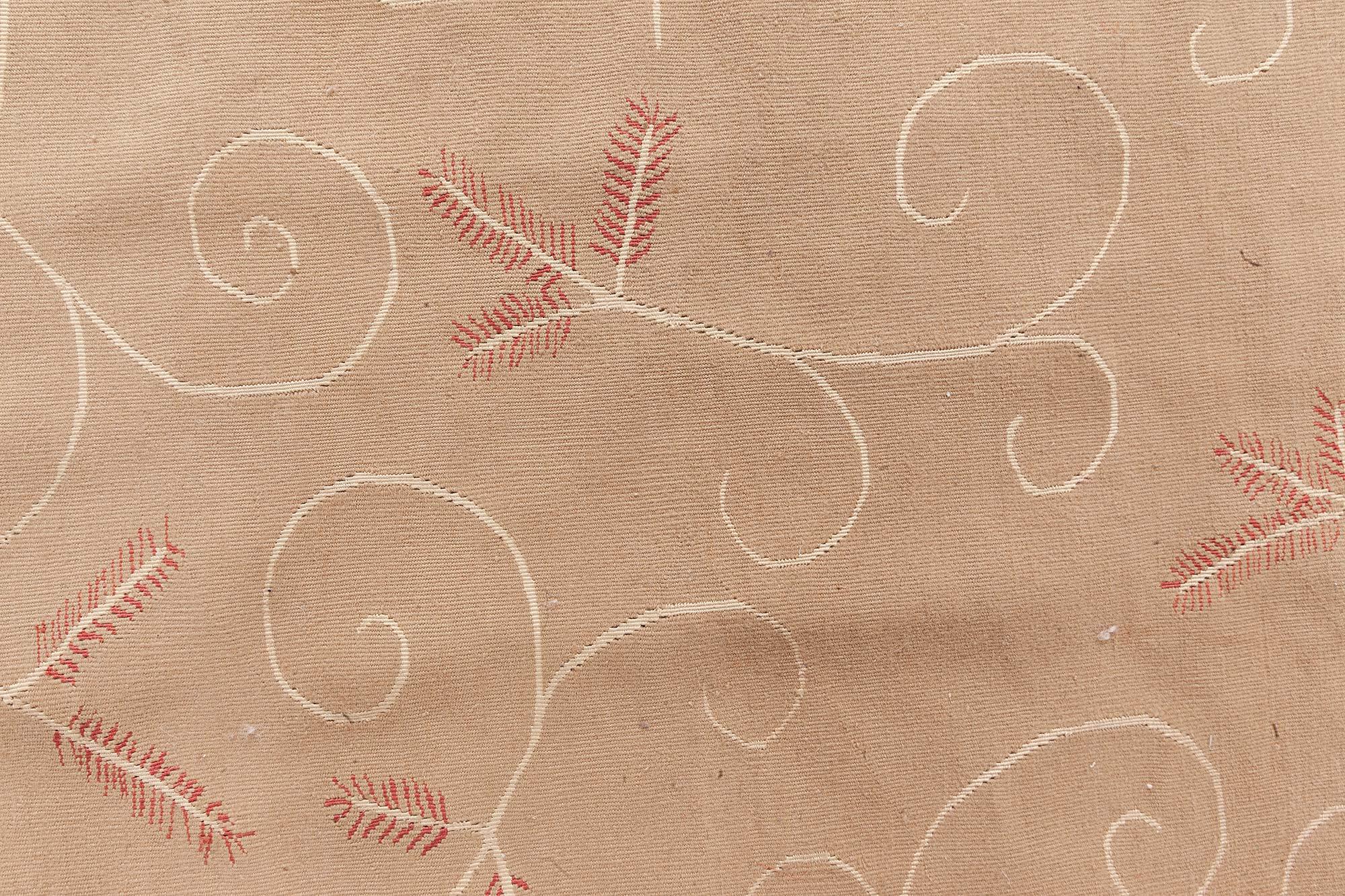 Chinese Contemporary Aubusson Design Handmade Rug by Eric Cohler for Doris Leslie Blau For Sale