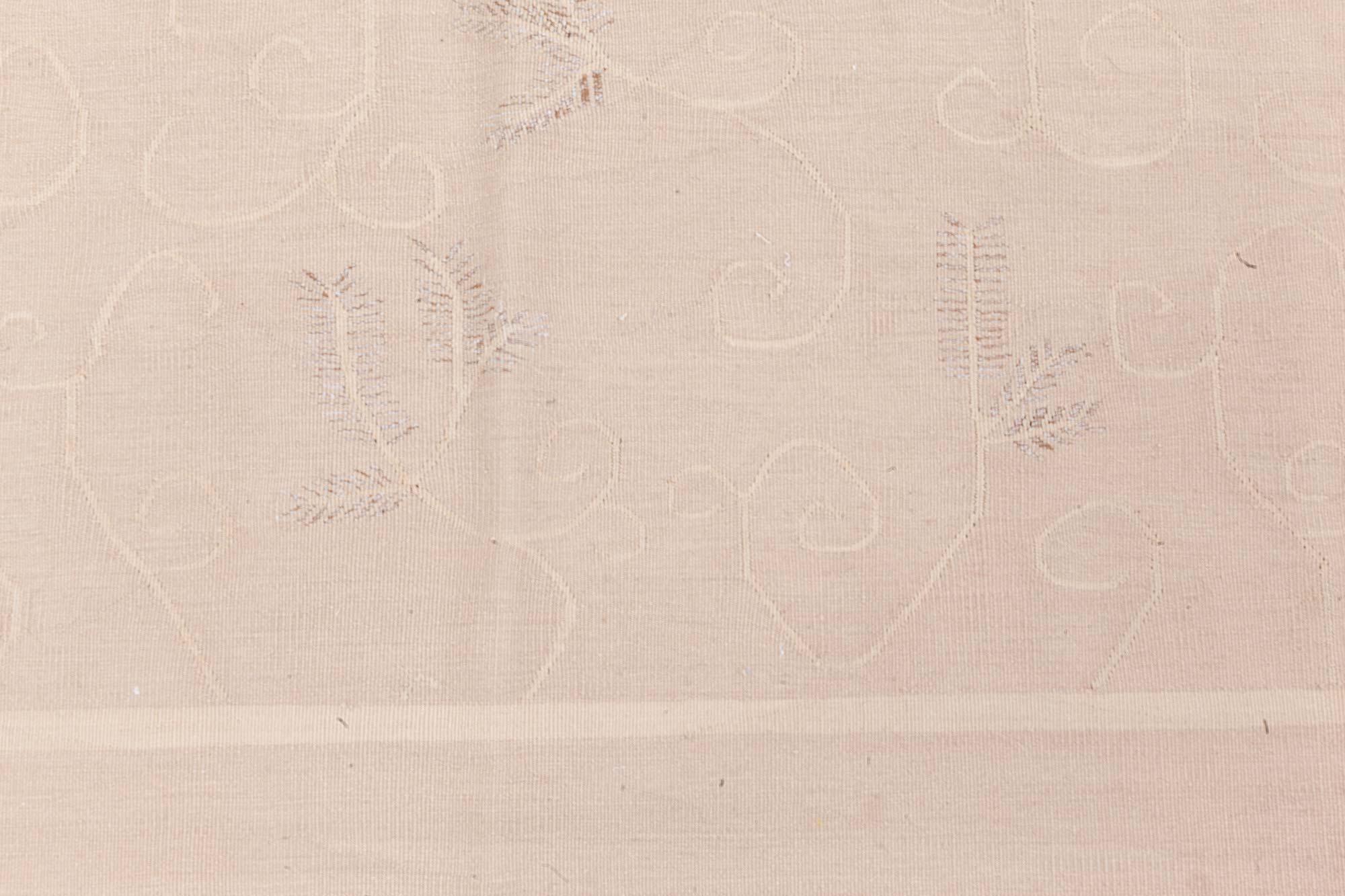 Annodato a mano Tappeto contemporaneo Aubusson Design fatto a mano da Eric Cohler per Doris Leslie Blau in vendita