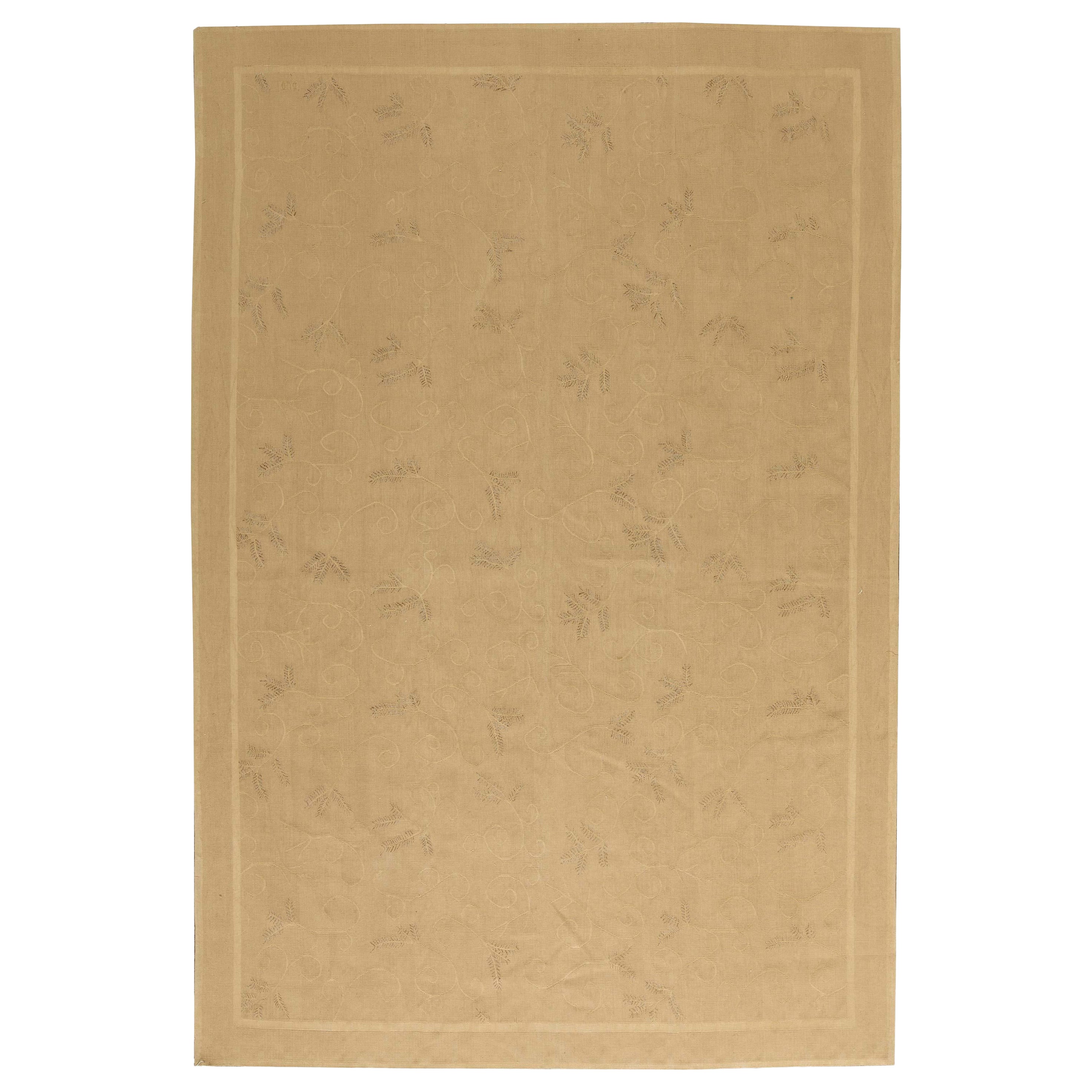 Zeitgenössischer handgefertigter Teppich im Aubusson-Design von Eric Cohler für Doris Leslie Blau