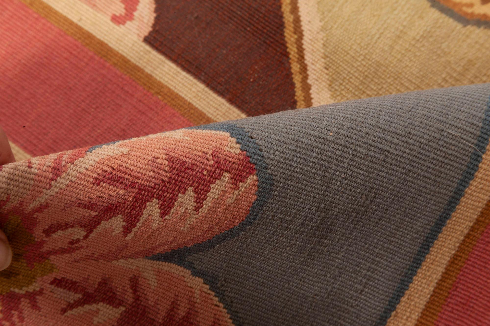 Zeitgenössischer handgefertigter Wollteppich im Aubusson-Design von Doris Leslie Blau (Chinesisch) im Angebot