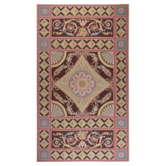 Contemporary Aubusson Design Handmade Wool Rug by Doris Leslie Blau