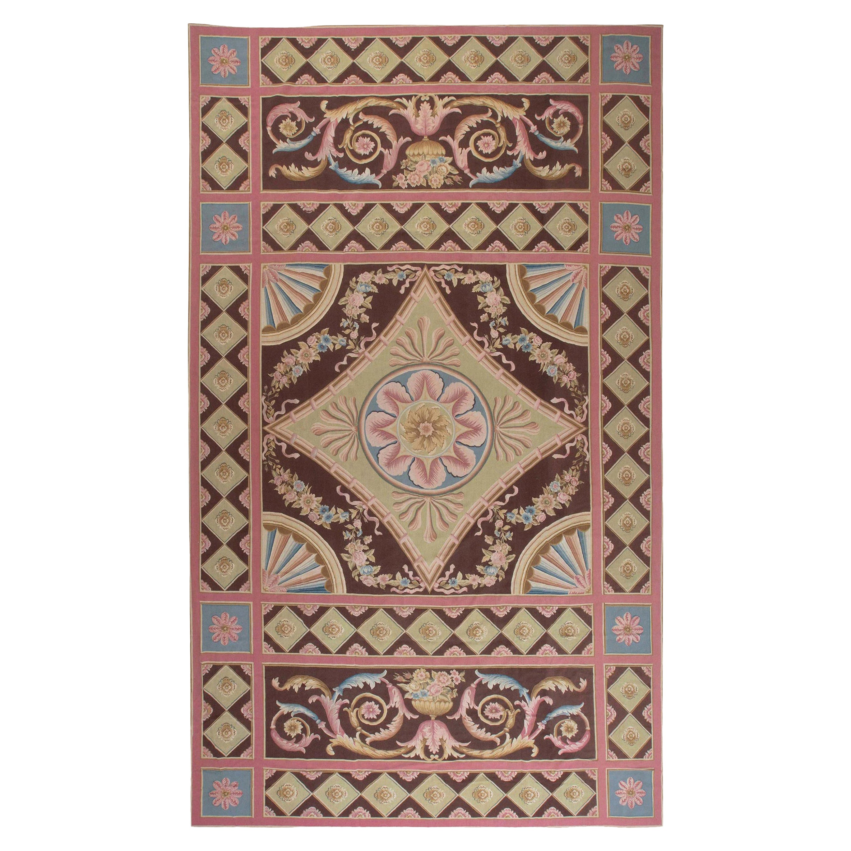 Contemporary Aubusson Design Rug by Doris Leslie Blau