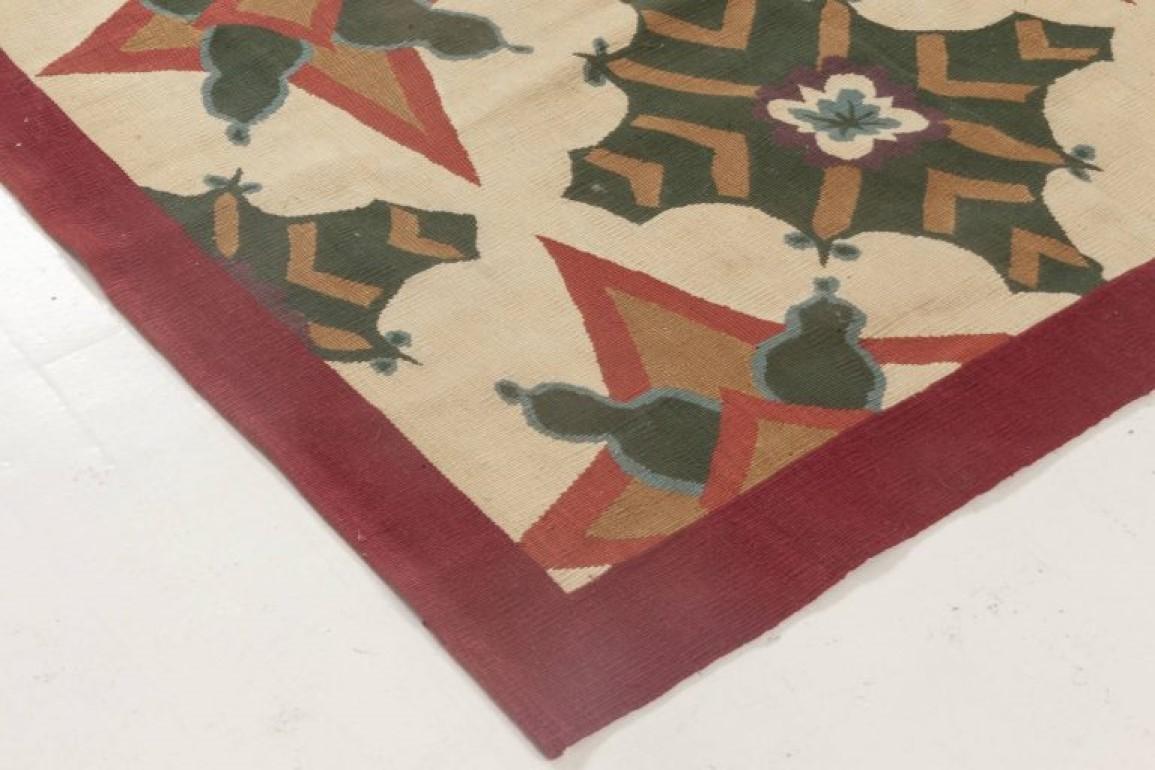 Contemporary Aubusson Design Rug by Richard Keith Langham for Doris Leslie Blau In New Condition For Sale In New York, NY