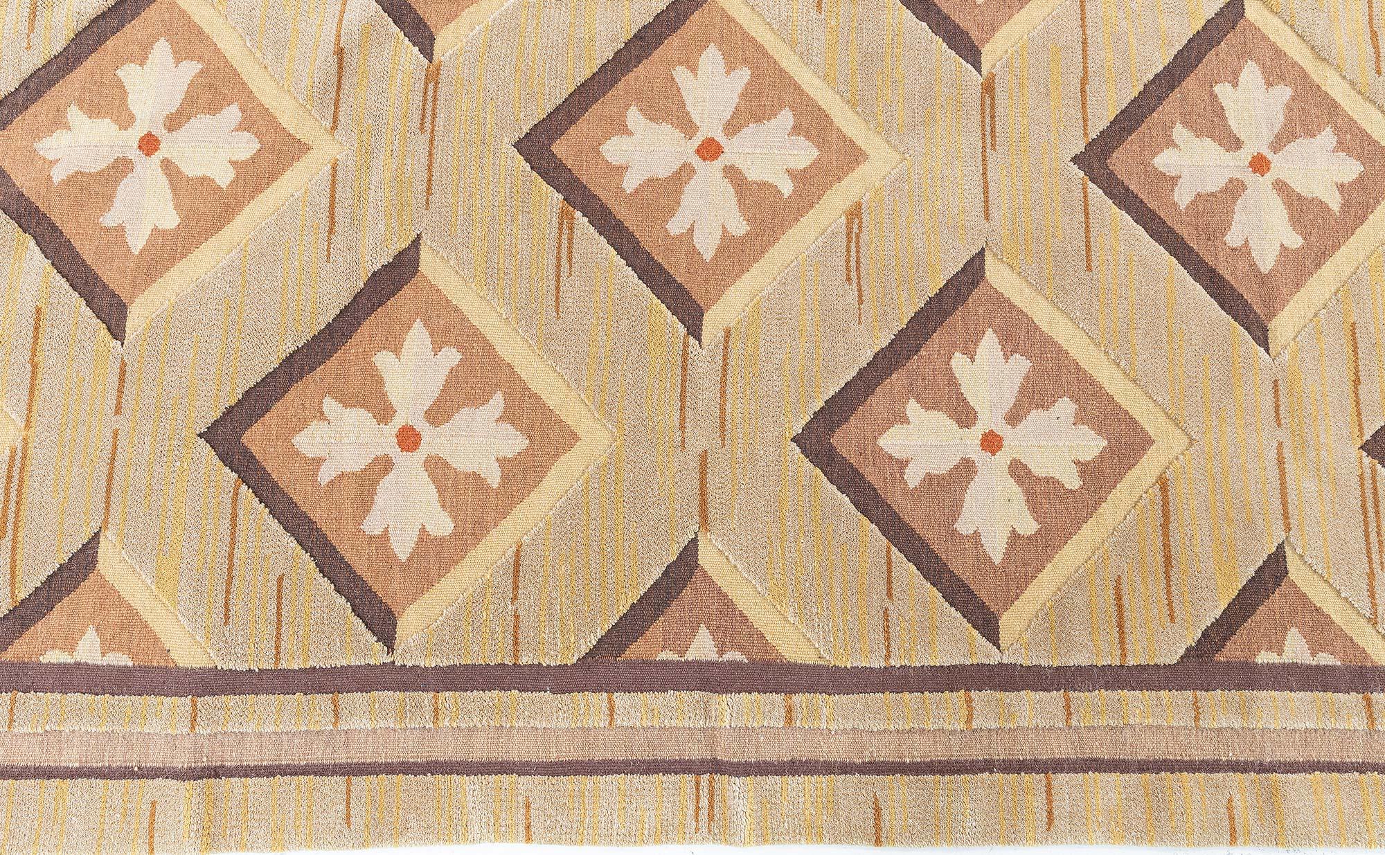 Contemporary Aubusson High & Low Flat-Weave Rug by Matthew P. Smith for Doris Leslie Blau.
Size: 8'0