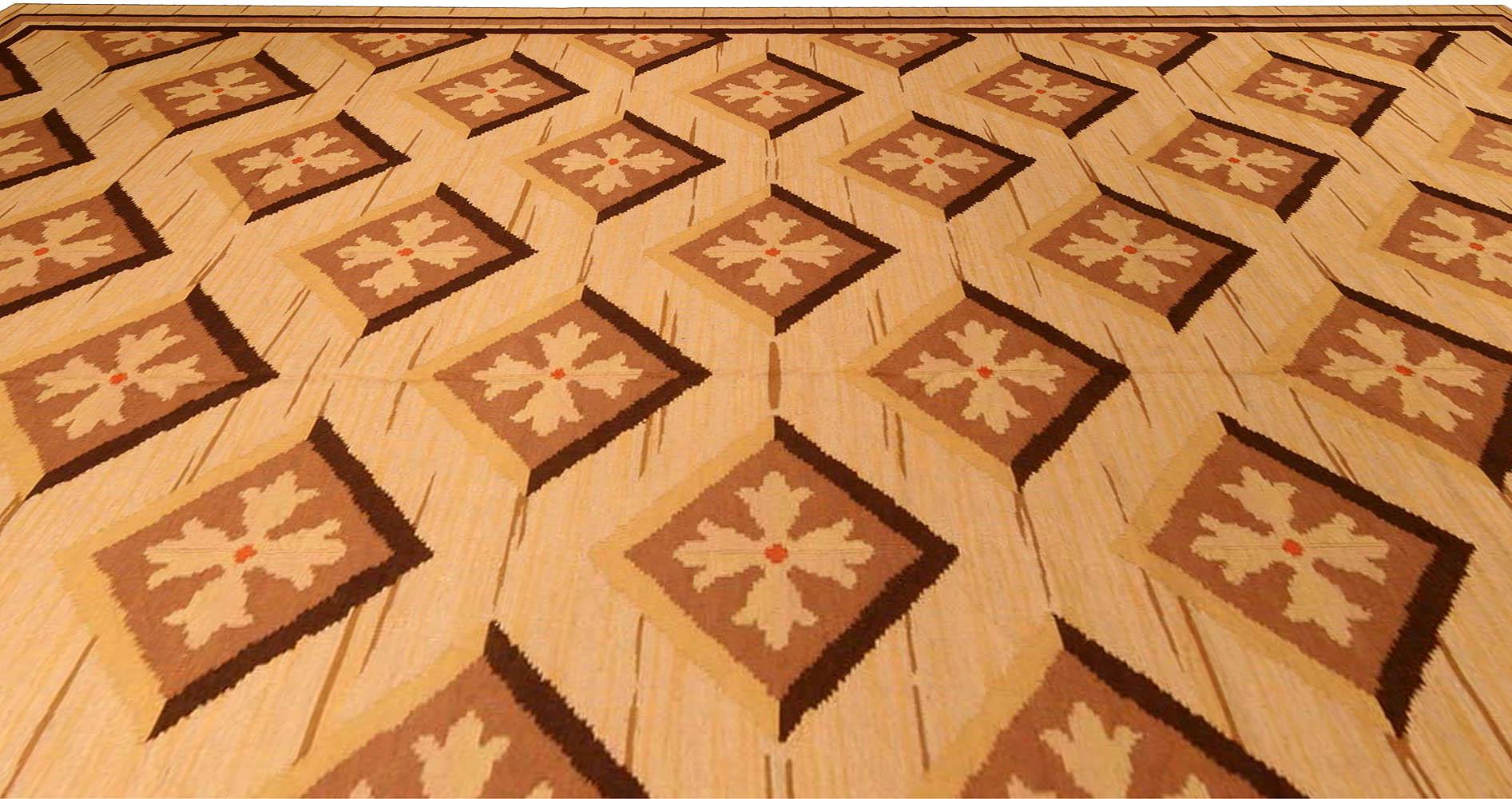 Chinese Contemporary Aubusson Rug Designed by Matthew P Smith for Doris Leslie Blau For Sale
