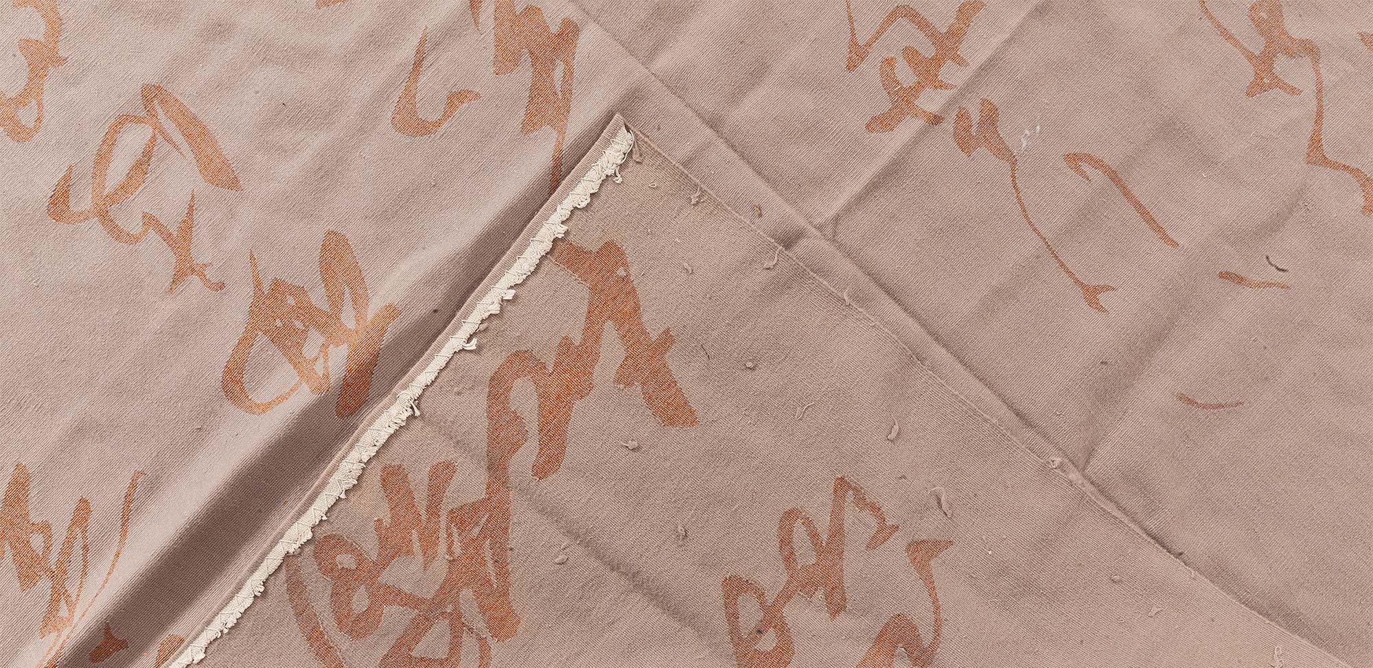 Alfombra contemporánea Aubusson de seda y lana de Vincente Wolf para Doris Leslie Blau en venta 1