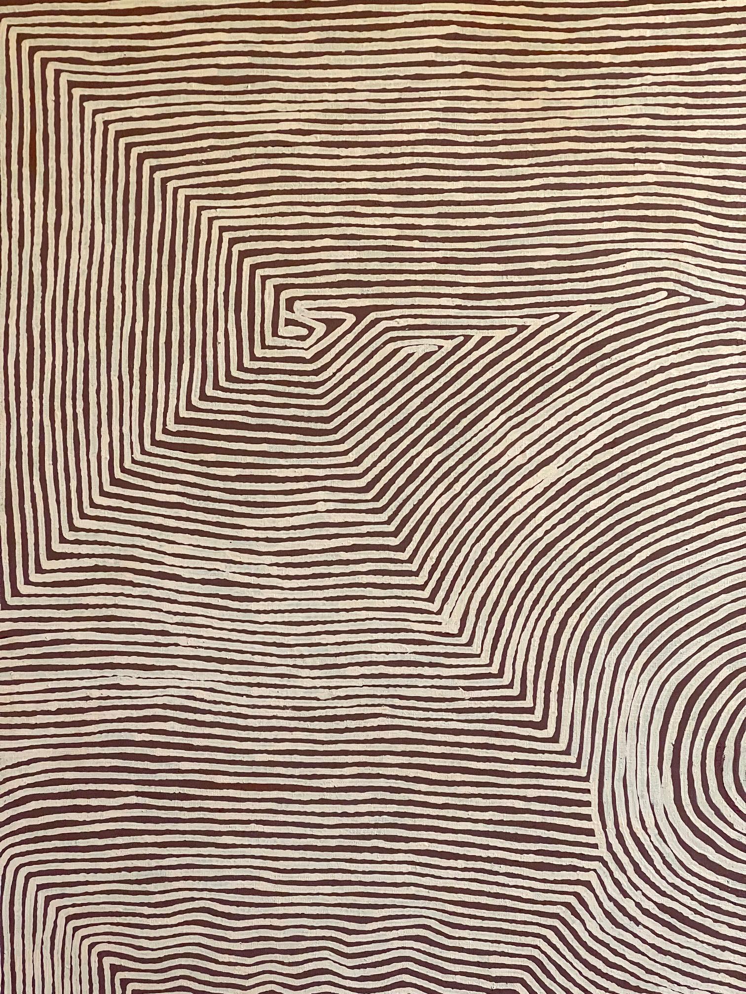 Modern Contemporary Australian Aboriginal Painting by Kenny Williams Tjampitjinpa For Sale