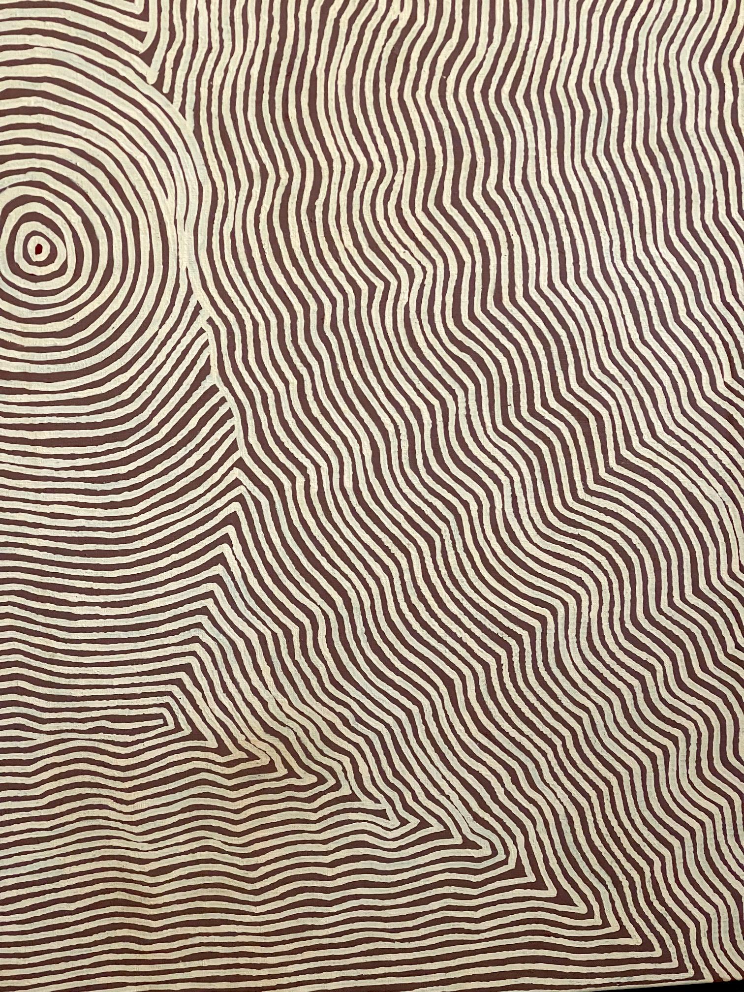 XXIe siècle et contemporain Peinture aborigène australienne contemporaine de Kenny Williams Tjampitjinpa en vente