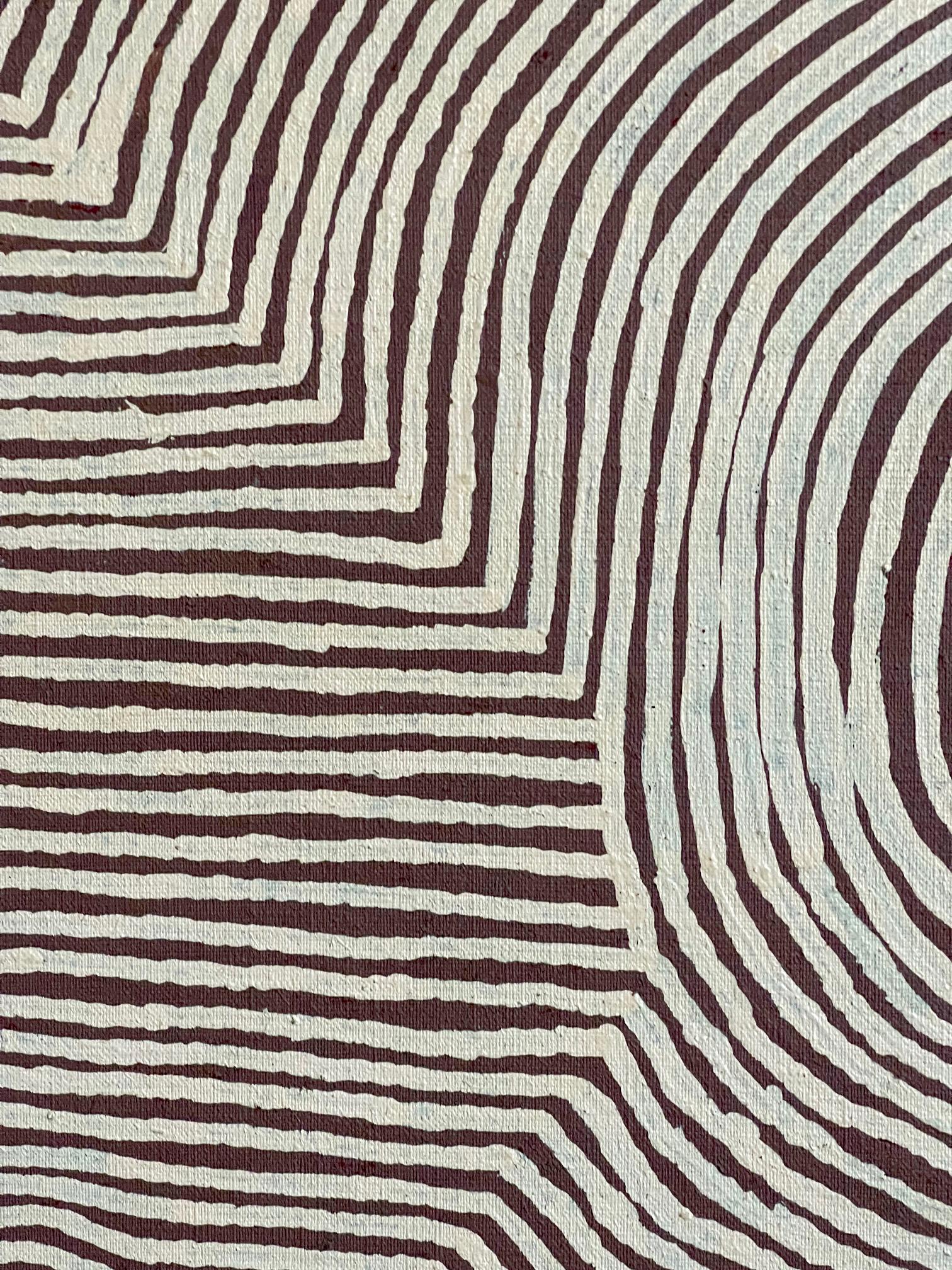 Peinture aborigène australienne contemporaine de Kenny Williams Tjampitjinpa en vente 1