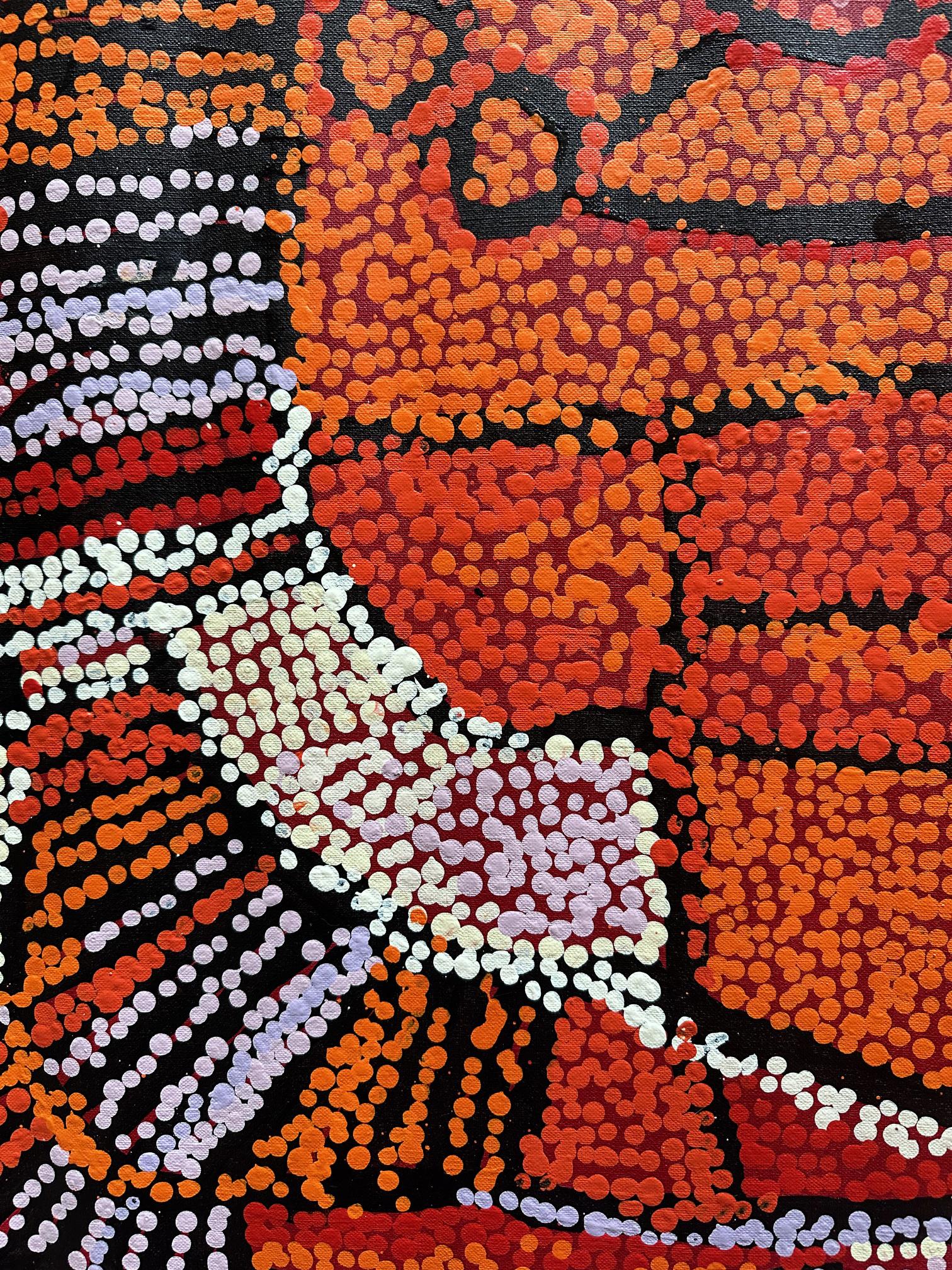 Contemporary Australian Aboriginal Painting by Naata Nungurrayi In Good Condition In Atlanta, GA