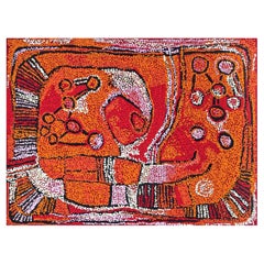 Zeitgenössische australische Aborigine-Malerei von Naata Nungurrayi