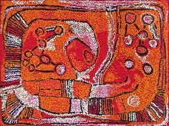 Contemporary Australian Aboriginal Painting by Naata Nungurrayi