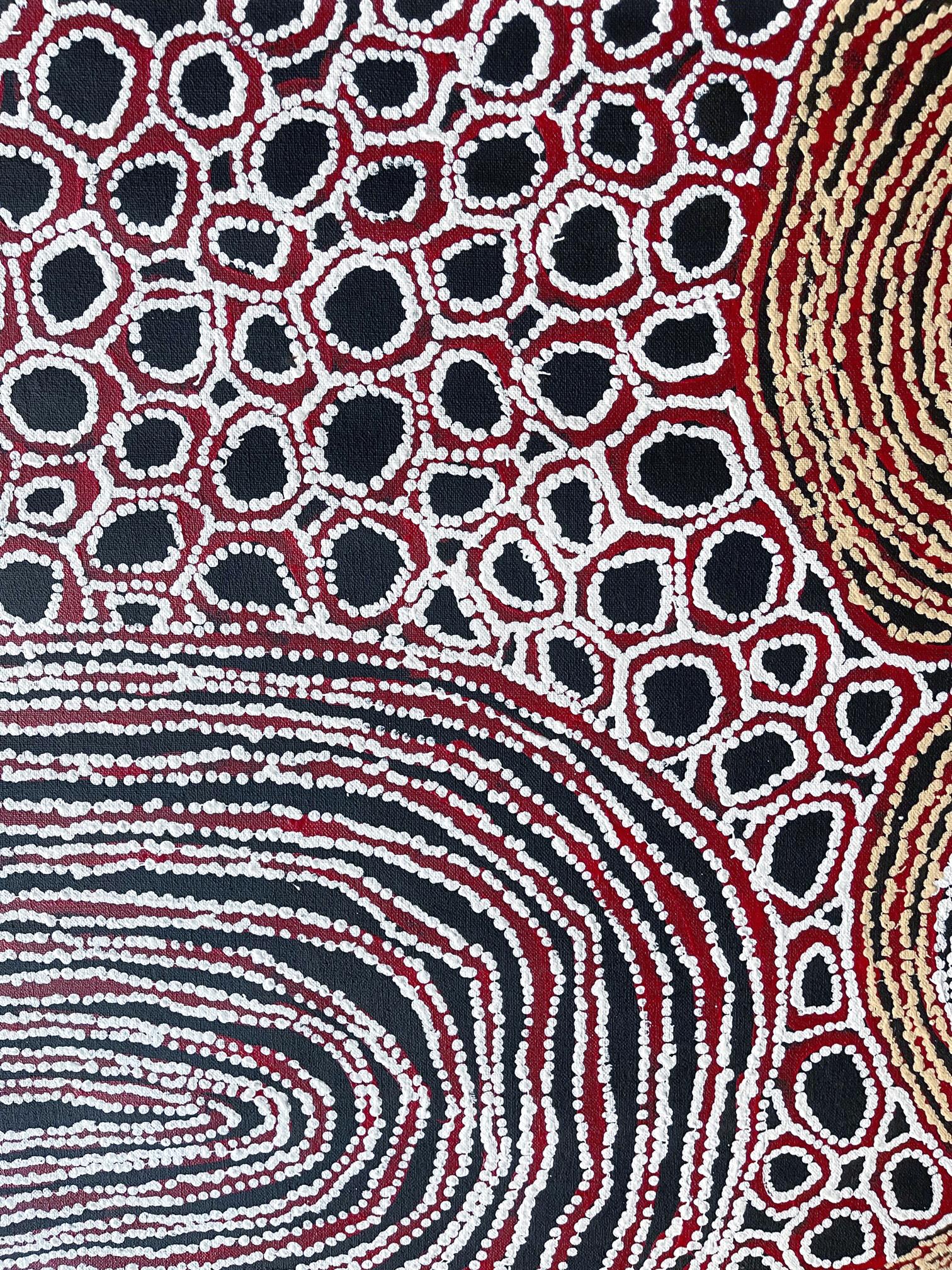 Pintura aborigen australiana contemporánea de Walangkura Napanangka en venta 4