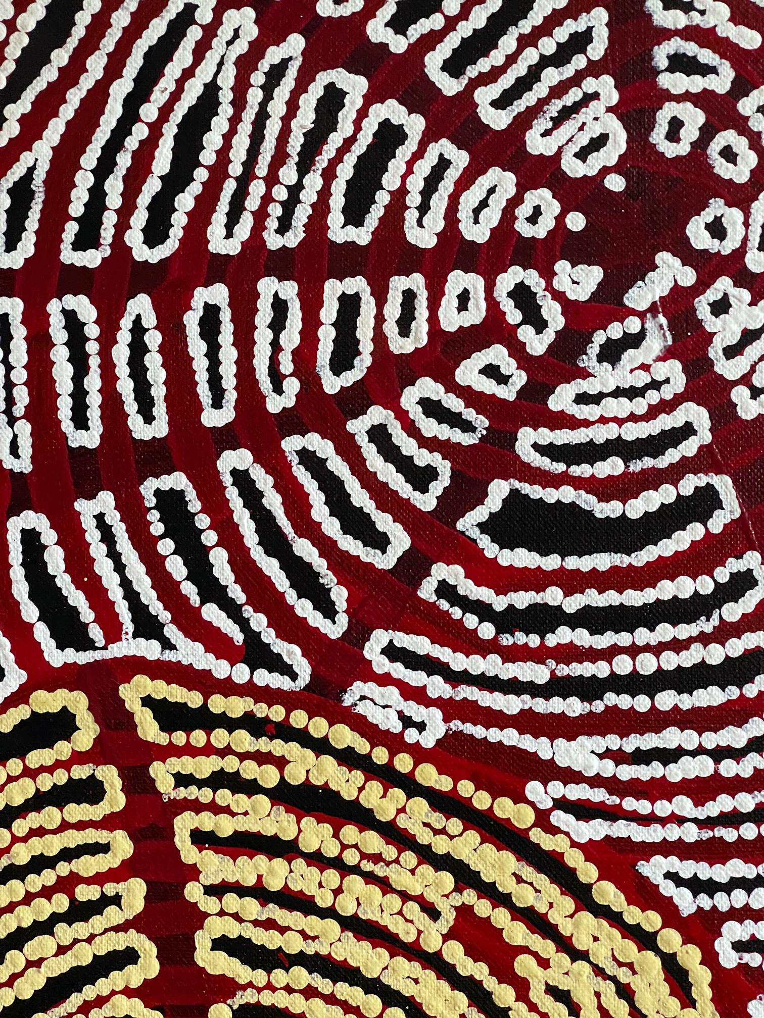 Zeitgenössisches Gemälde der australischen Ureinwohner Nord- und Südamerikas von Walangkura Napanangka im Angebot 2