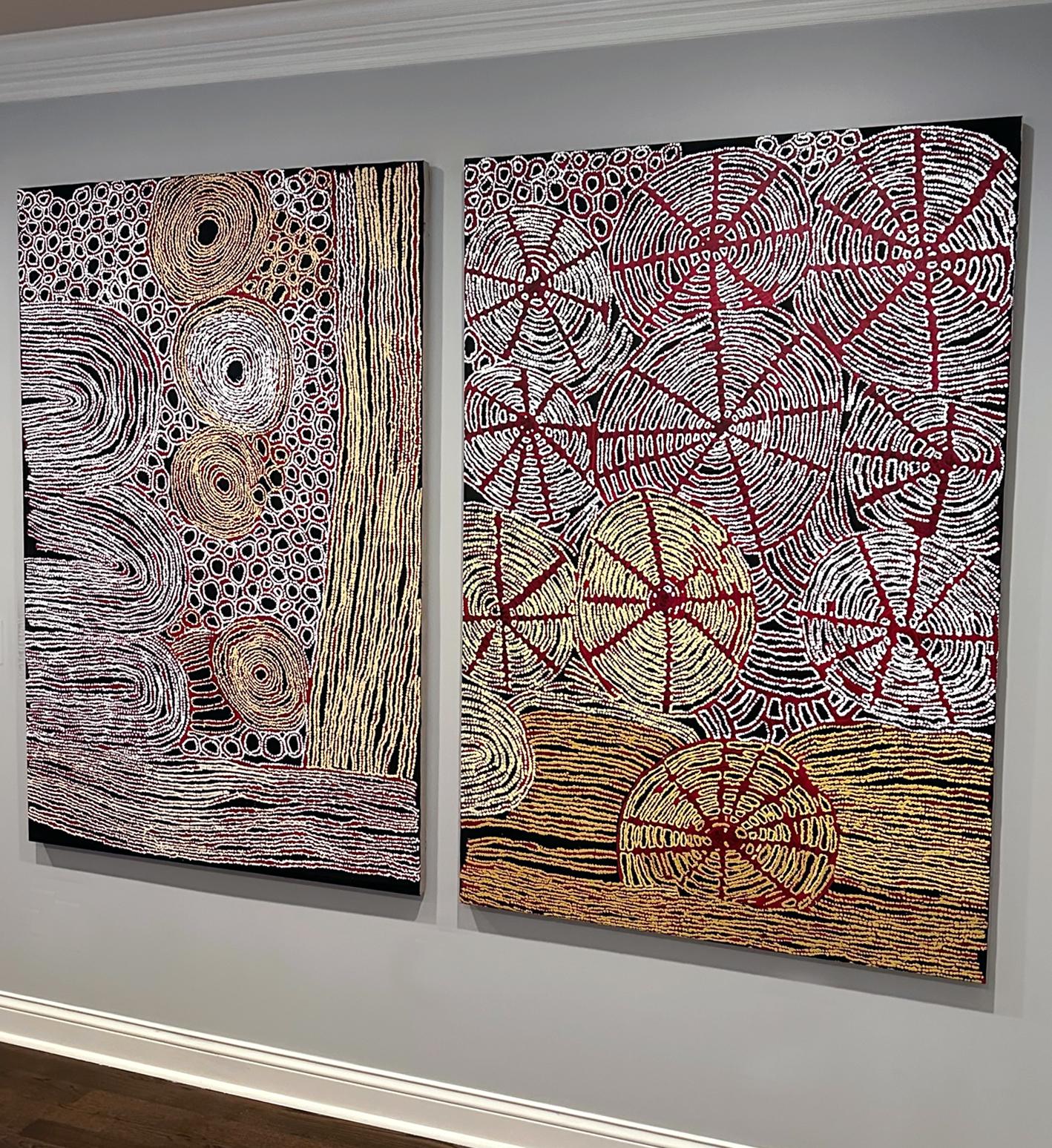 Pintura aborigen australiana contemporánea de Walangkura Napanangka en venta 7