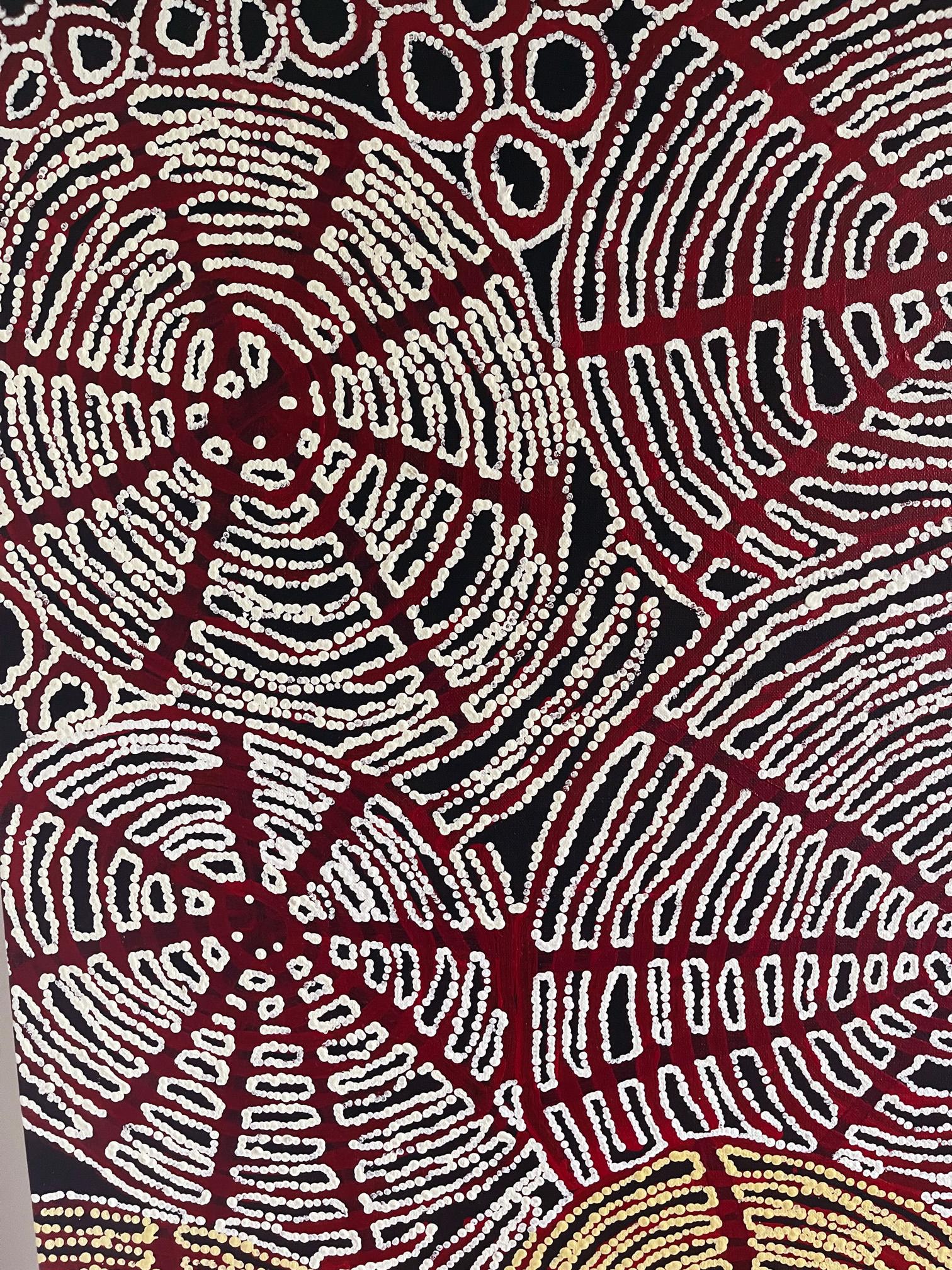 Zeitgenössisches Gemälde der australischen Ureinwohner Nord- und Südamerikas von Walangkura Napanangka (Moderne) im Angebot