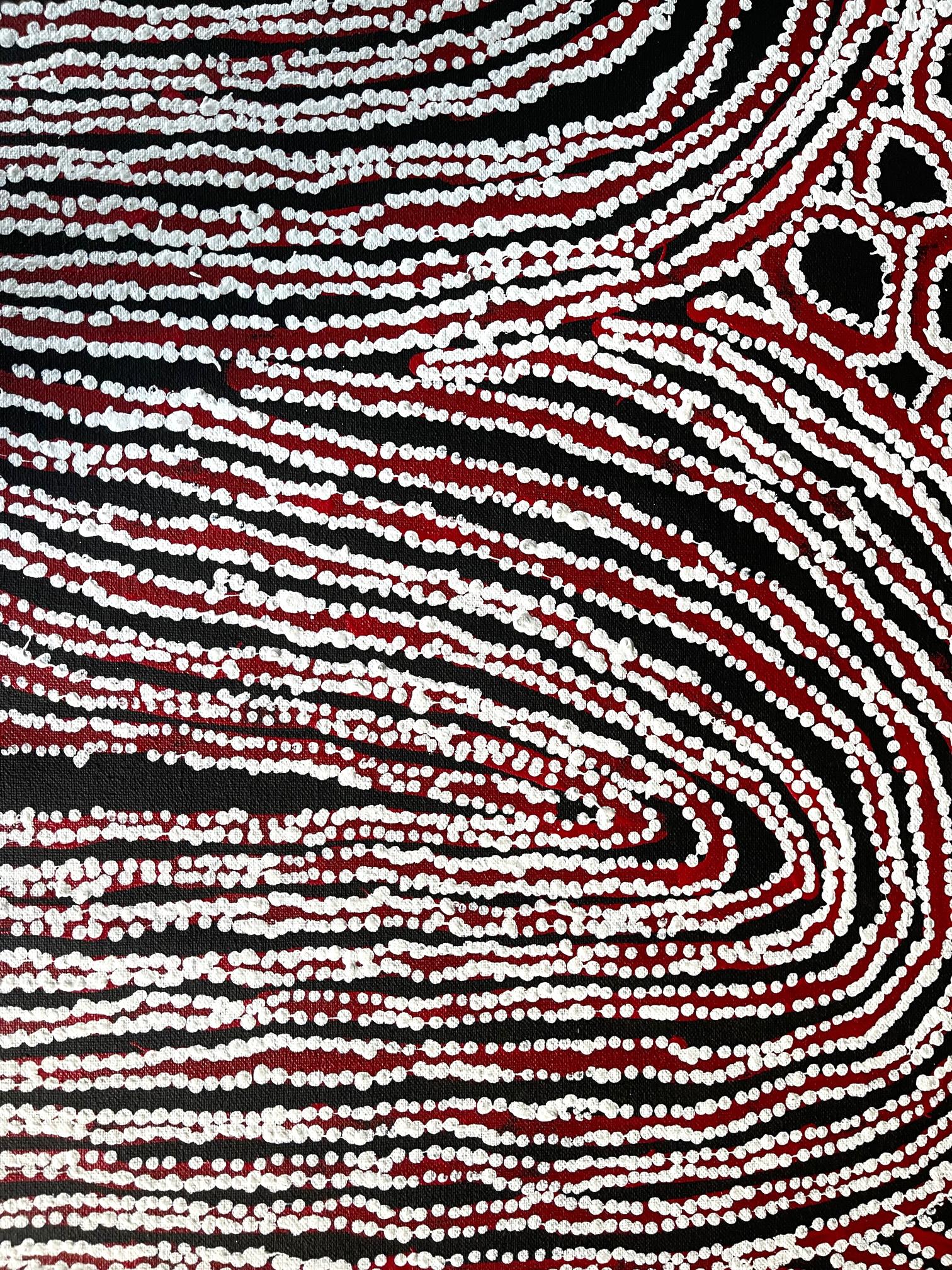 Acrylic Contemporary Australian Aboriginal Painting by Walangkura Napanangka For Sale