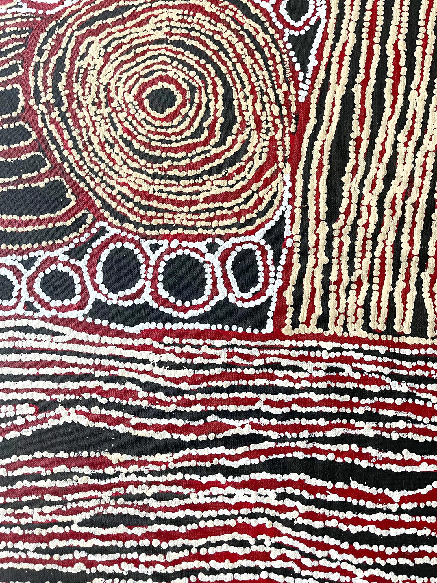 Pintura aborigen australiana contemporánea de Walangkura Napanangka en venta 1