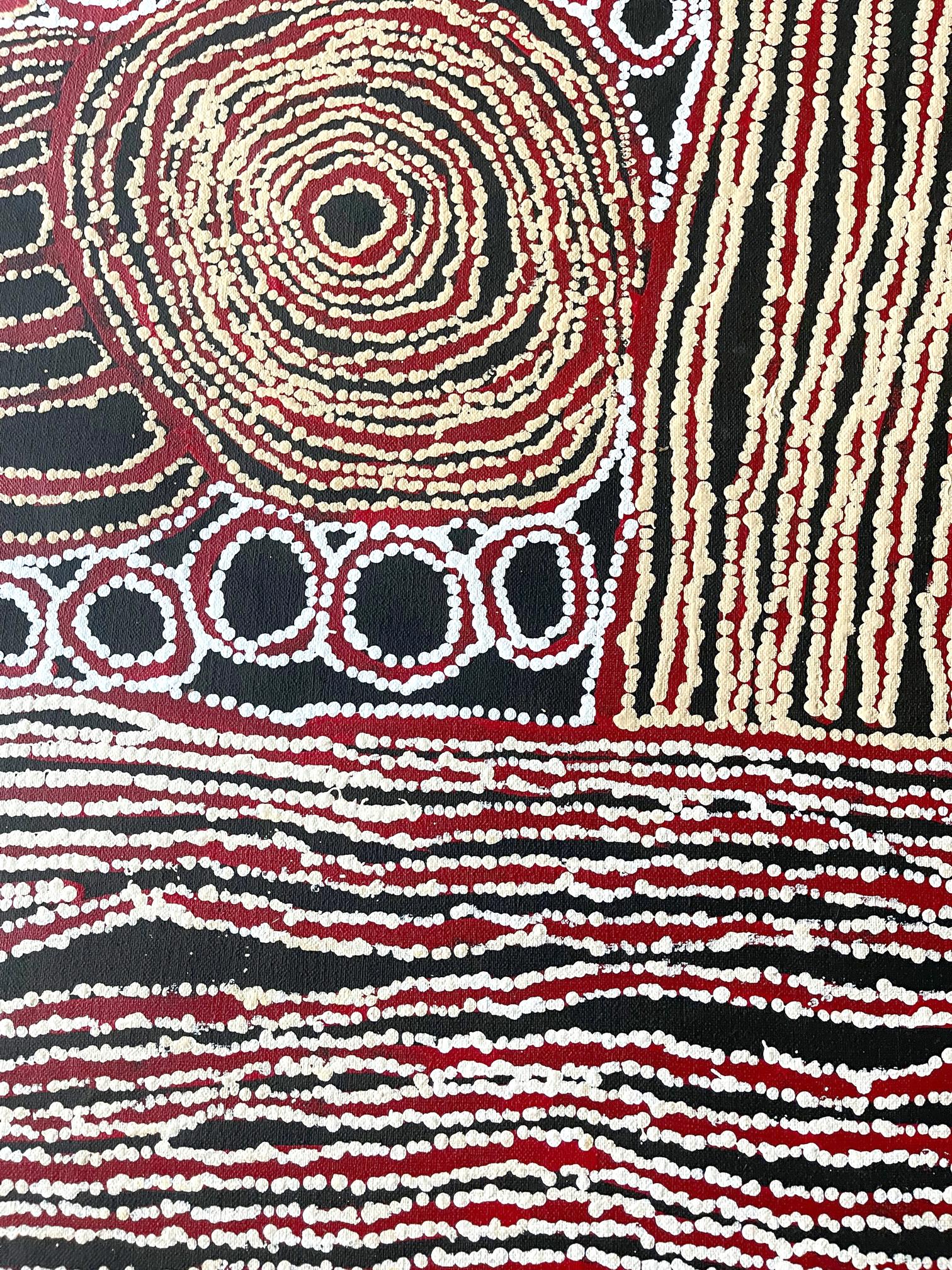 Contemporary Australian Aboriginal Painting by Walangkura Napanangka For Sale 3