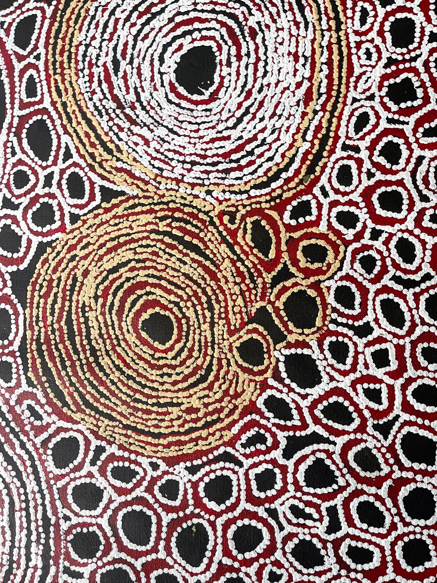 Pintura aborigen australiana contemporánea de Walangkura Napanangka en venta 2