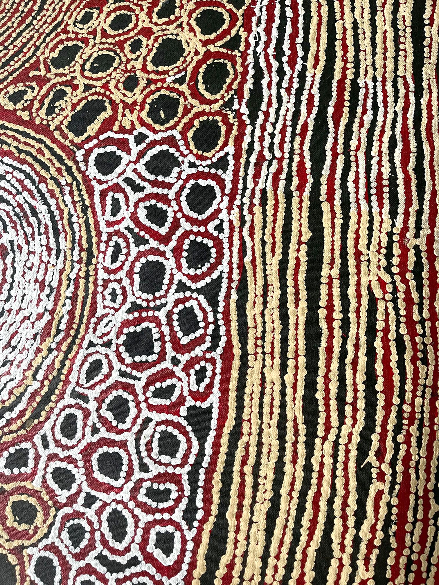 Pintura aborigen australiana contemporánea de Walangkura Napanangka en venta 3