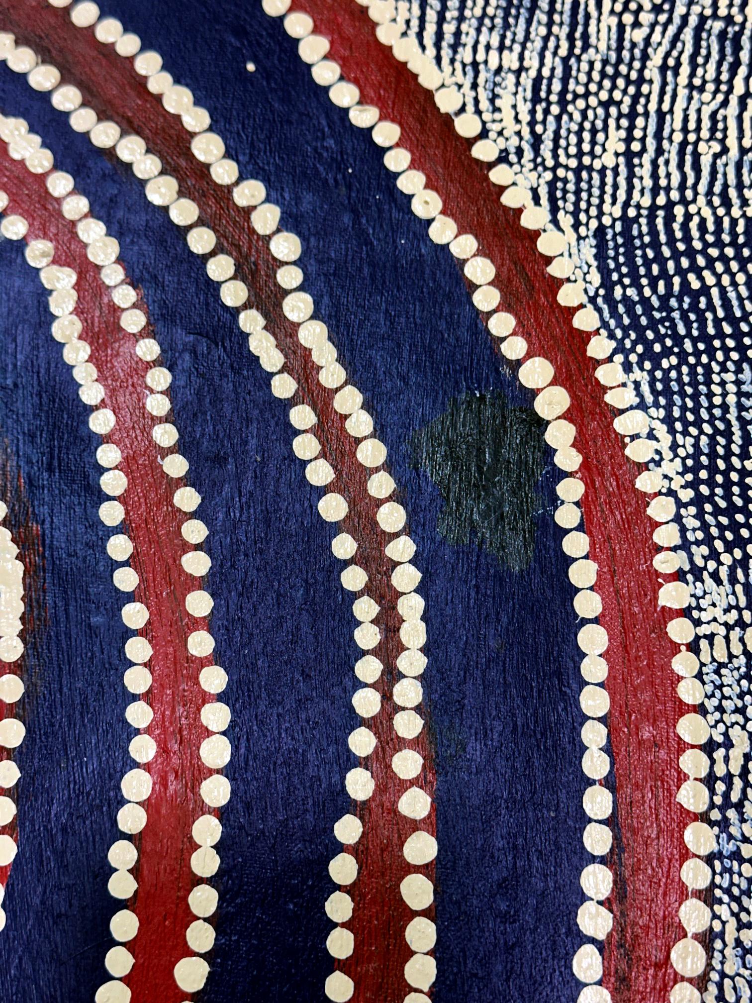 Contemporary Australian Aboriginal Painting by Wentja Napaltjarri For Sale 11