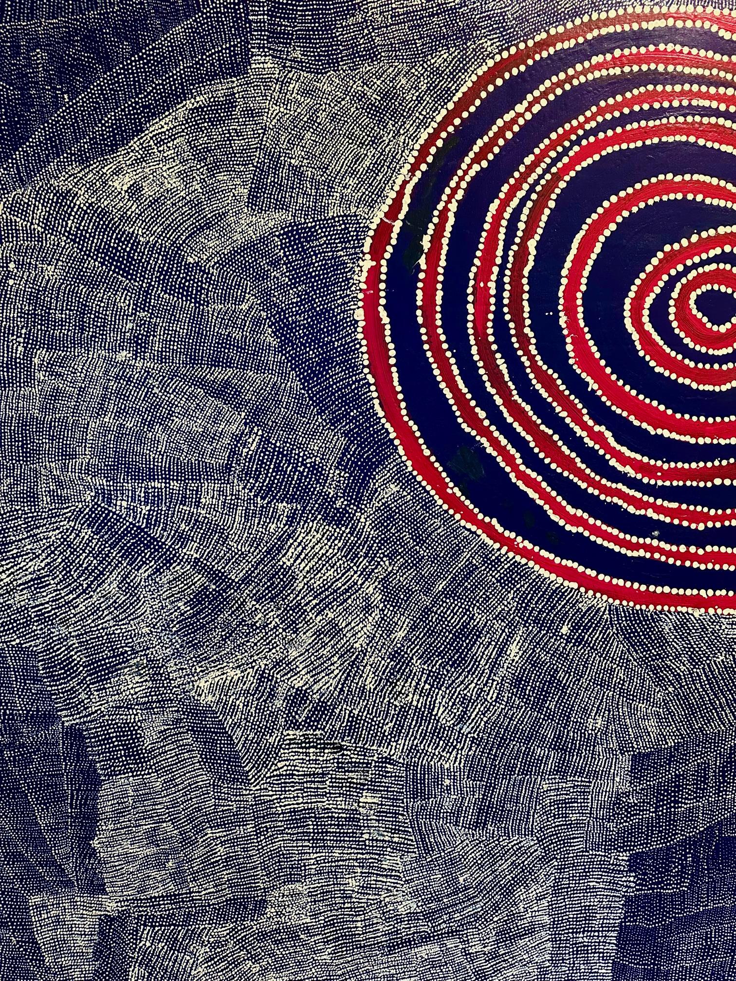 Pittura aborigena australiana contemporanea di Wentja Napaltjarri In condizioni buone in vendita a Atlanta, GA