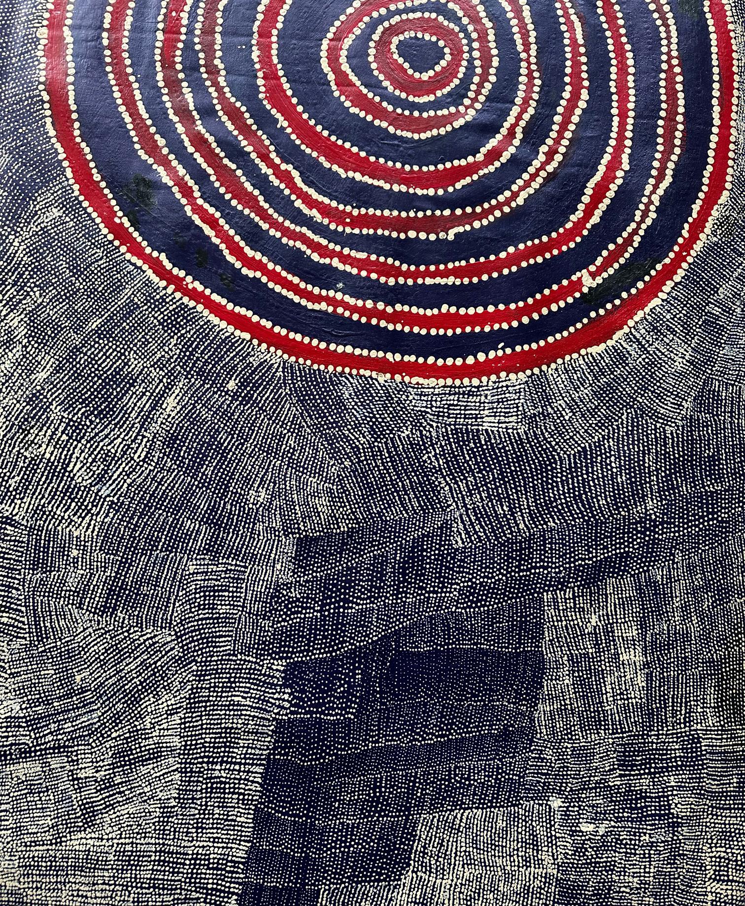Pittura aborigena australiana contemporanea di Wentja Napaltjarri in vendita 4