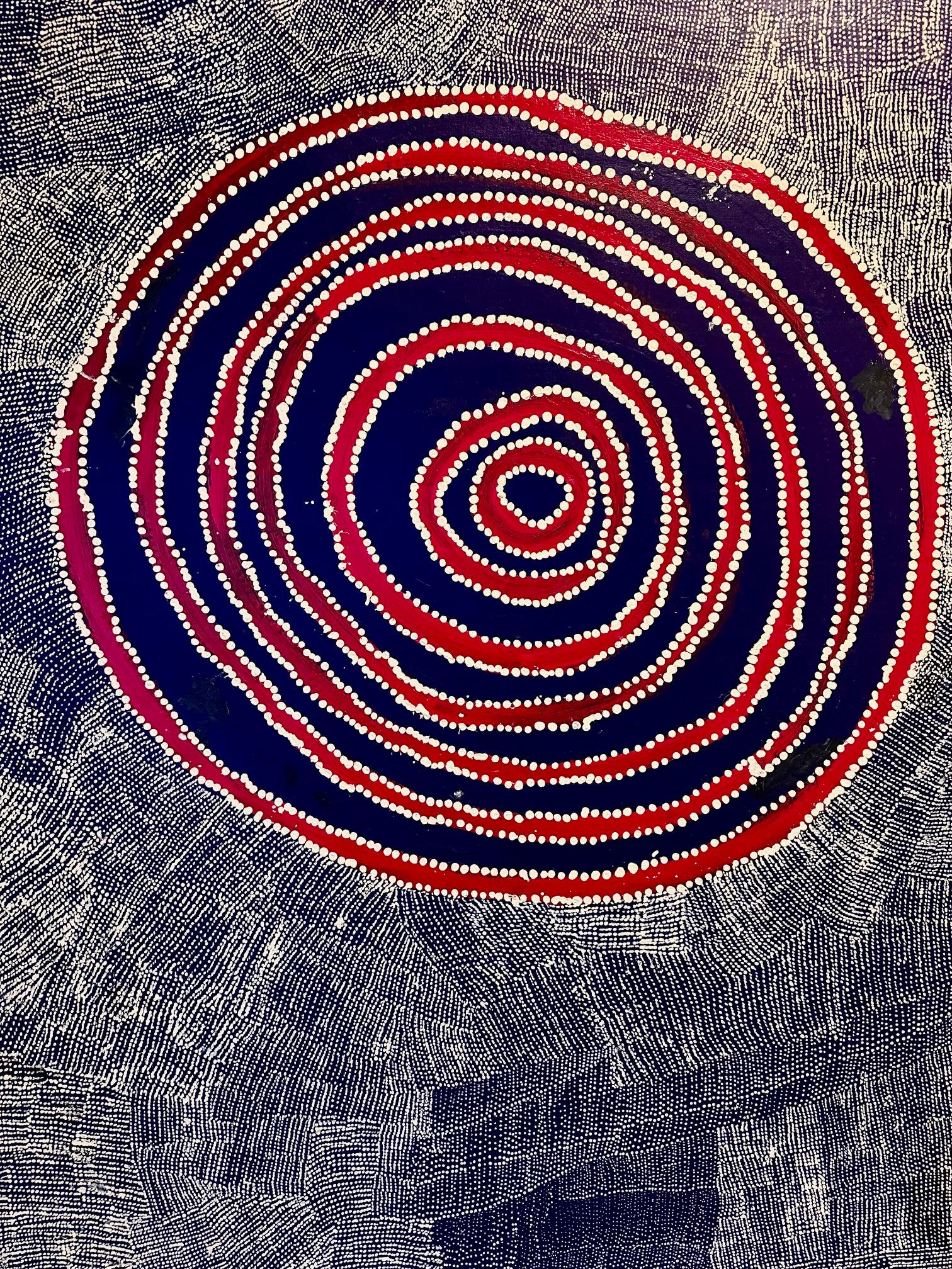 Contemporary Australian Aboriginal Painting by Wentja Napaltjarri For Sale 1