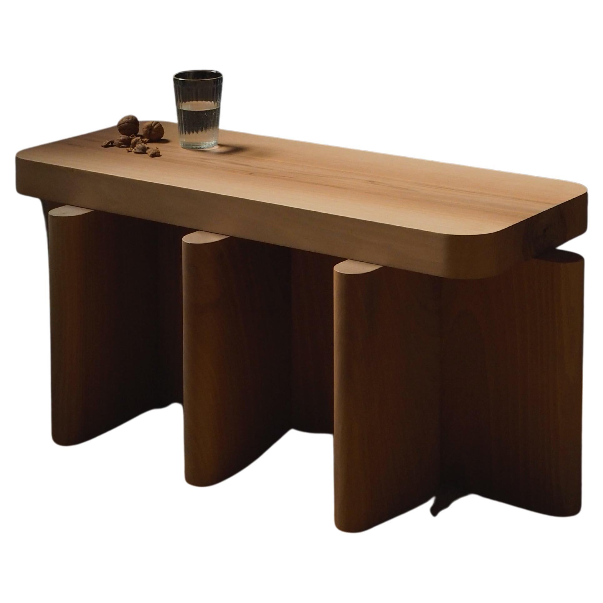 Contemporary B3.1 Coffee Table in Natural Nutwood
