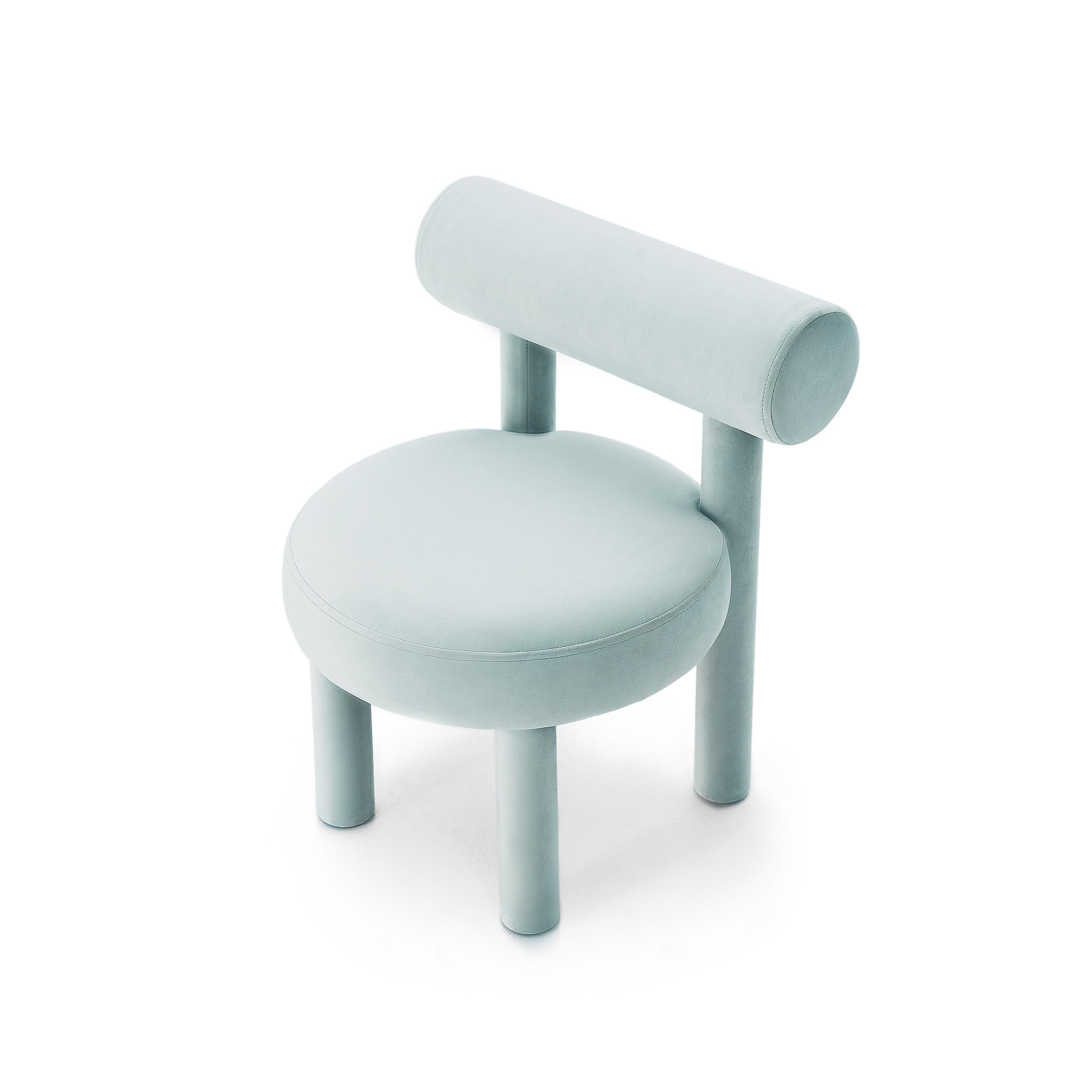 Ukrainian Contemporary Baby Chair 'Gropius CS1' by Noom, in Magic Velvet 2237 For Sale