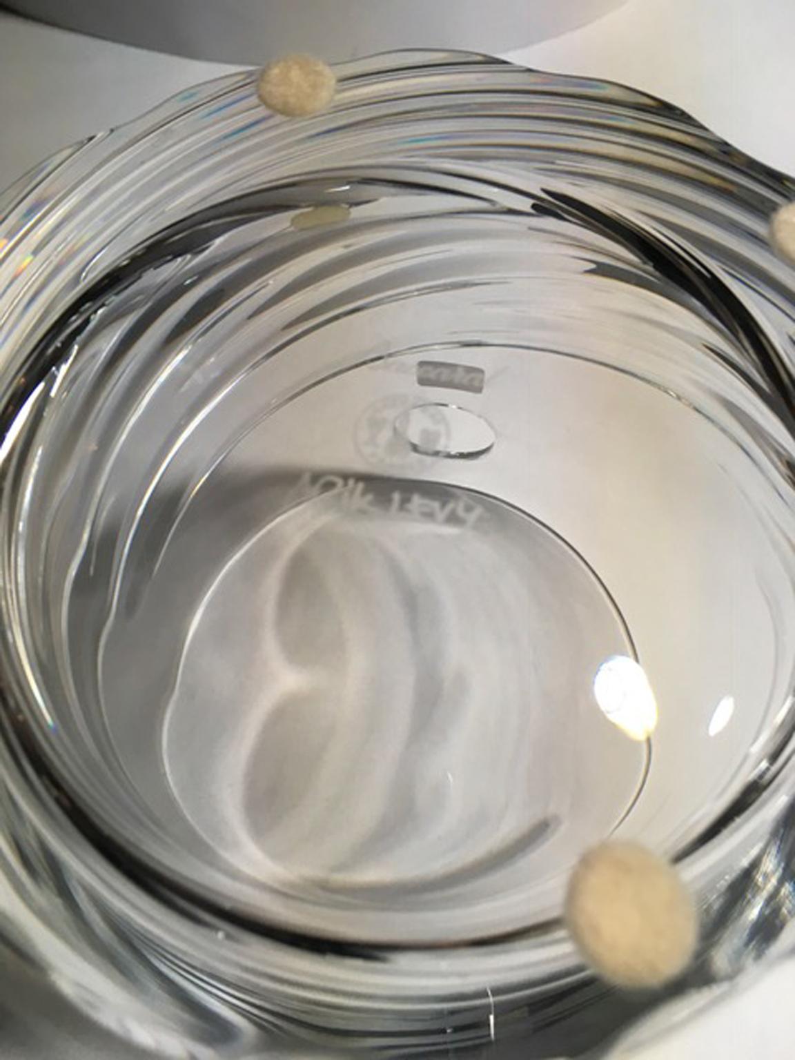 Baccarat Clear Crystal Modern Ice Bucket Vase, France 11