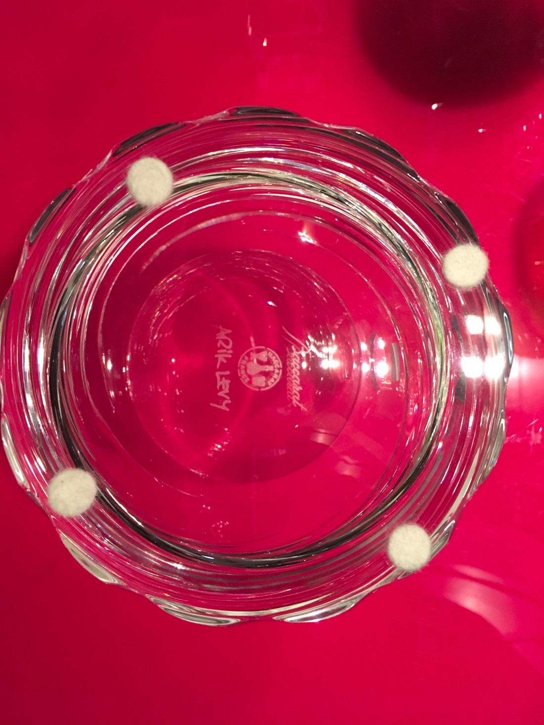 Baccarat Clear Crystal Modern Ice Bucket Vase, France In Excellent Condition In Brescia, IT