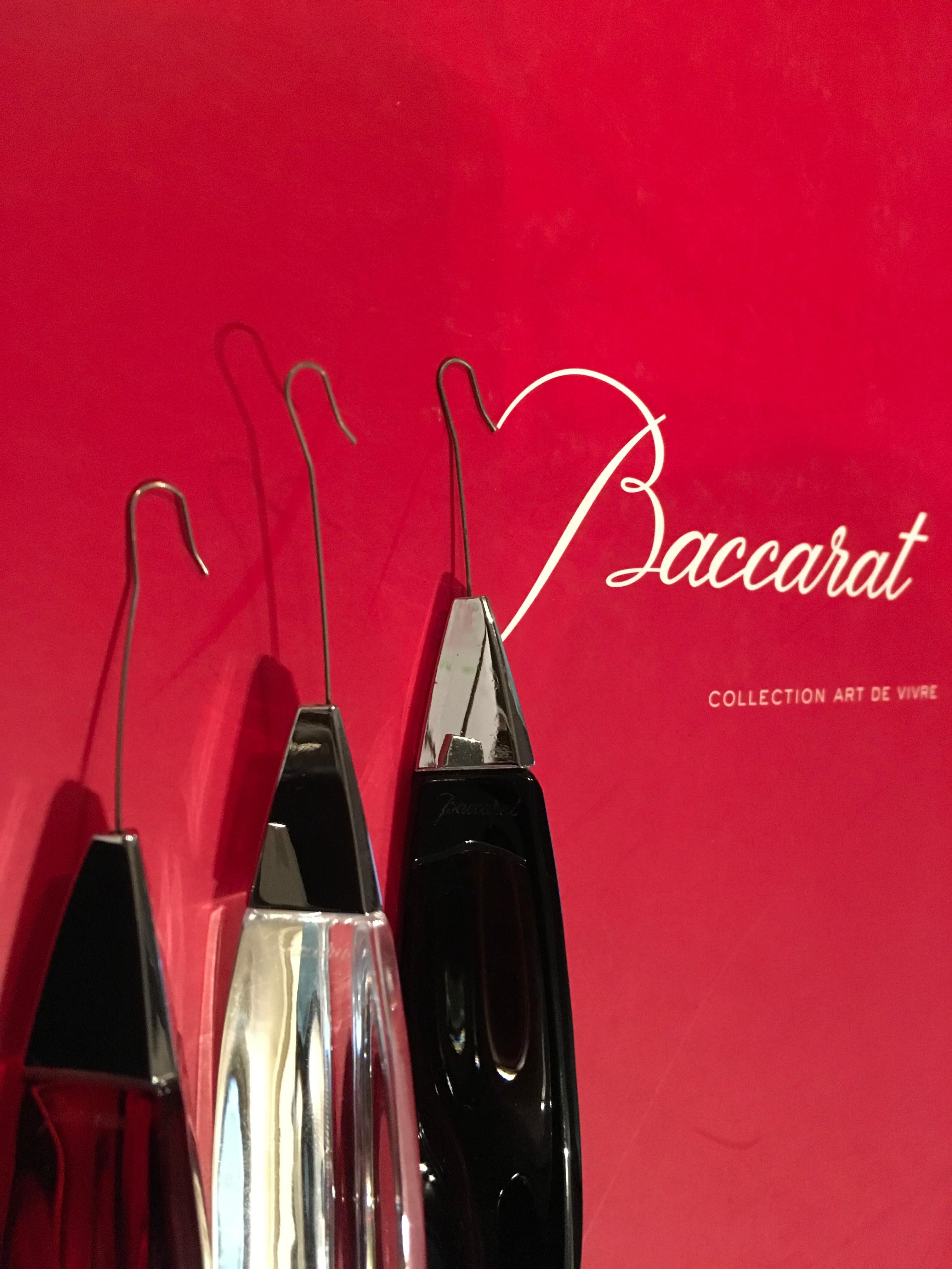 Modern Contemporary Baccarat Mille Nuit Chandelier Pendant 6L Crystal For Sale