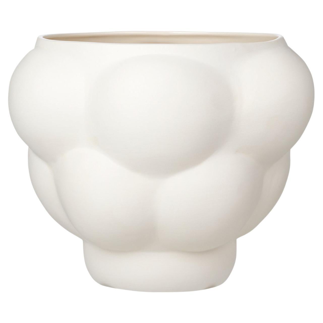 Contemporary 'Balloon Bowl 05 Raw White' by Louise Roe For Sale