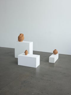 Contemporary 'Balloon Vase 01' by Louise Roe, Sanded Ocker