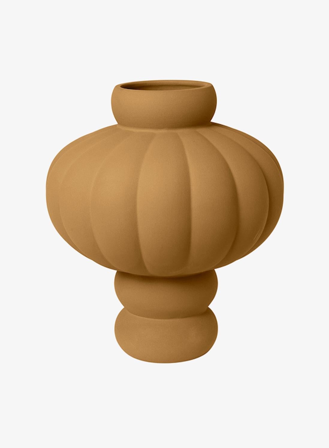 Danish Contemporary 'Balloon Vase 03' by Louise Roe, Sanded Ocker For Sale