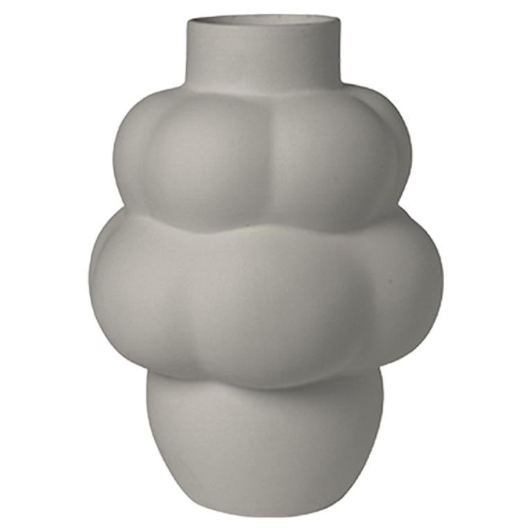 ZeitgenössischeBalloon-Vase 04'' von Louise Roe, Grau
