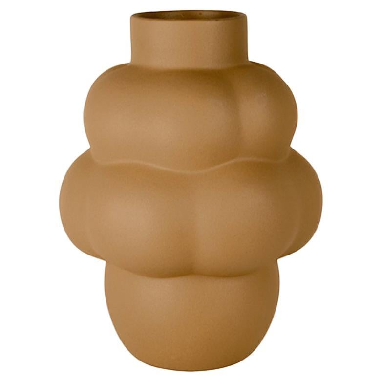 Contemporary 'Balloon Vase 04' by Louise Roe, Sanded Ocker For Sale