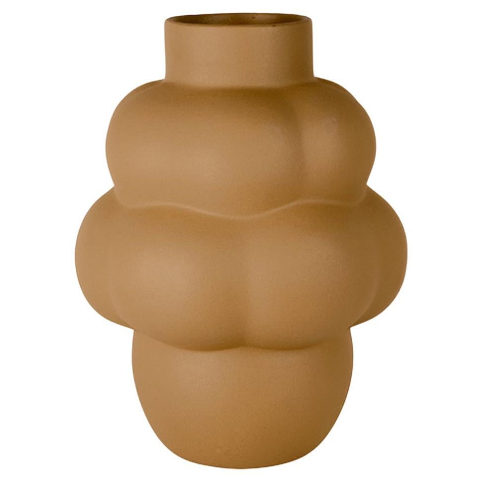 Contemporary 'Balloon Vase 04 Grande Sanded Ocker' by Louise Roe For Sale