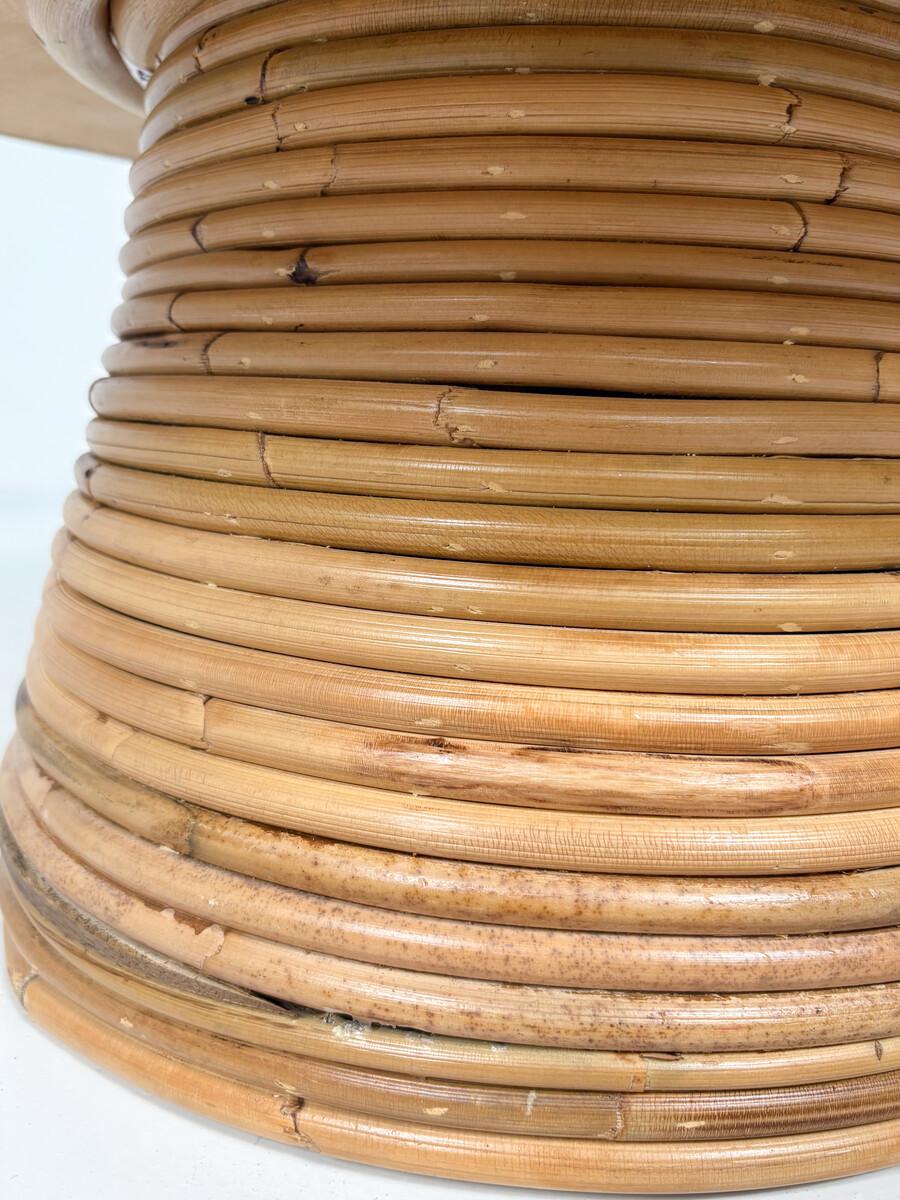 Contemporary Bamboo Side Table / Coffee Table, Italy For Sale 1