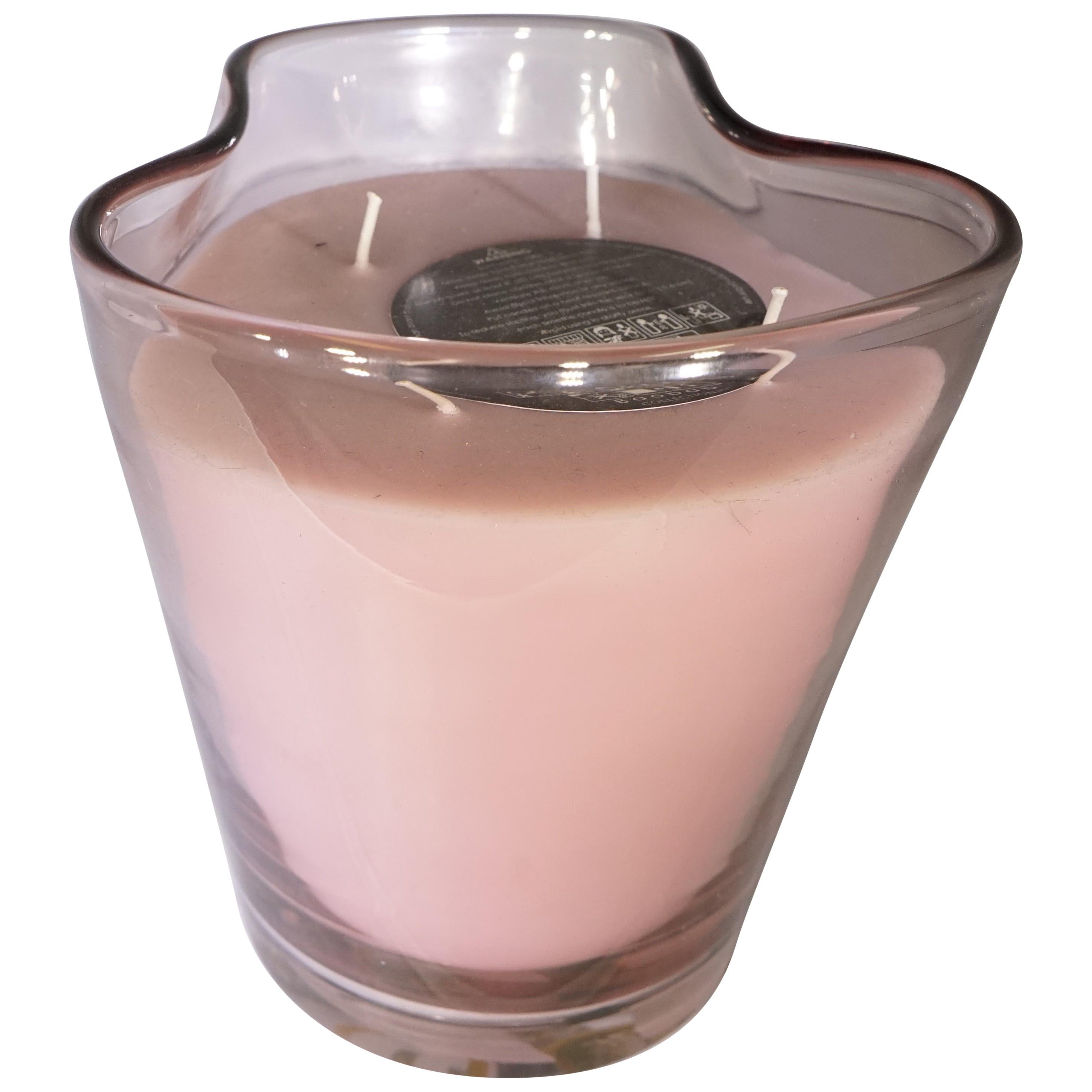 Contemporary Baobab Collection Luxury Scented Pink Candle