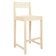 Zeitgenössischer Barstuhl '01' von FRAMA, Birke natur, Sitz H.65